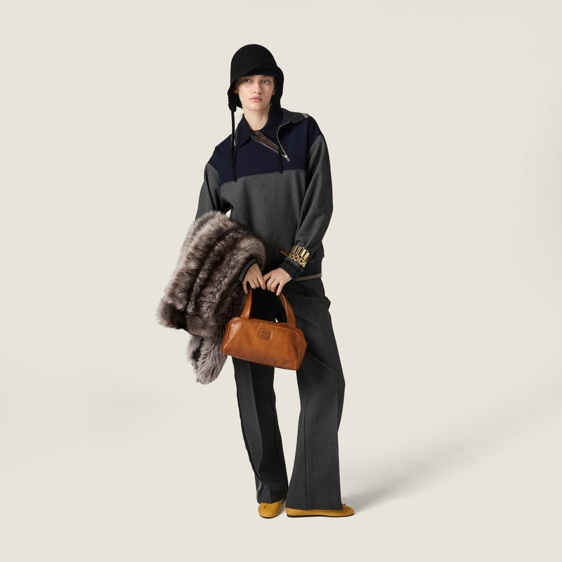 Miu Miu Leather top-handle bag outlook