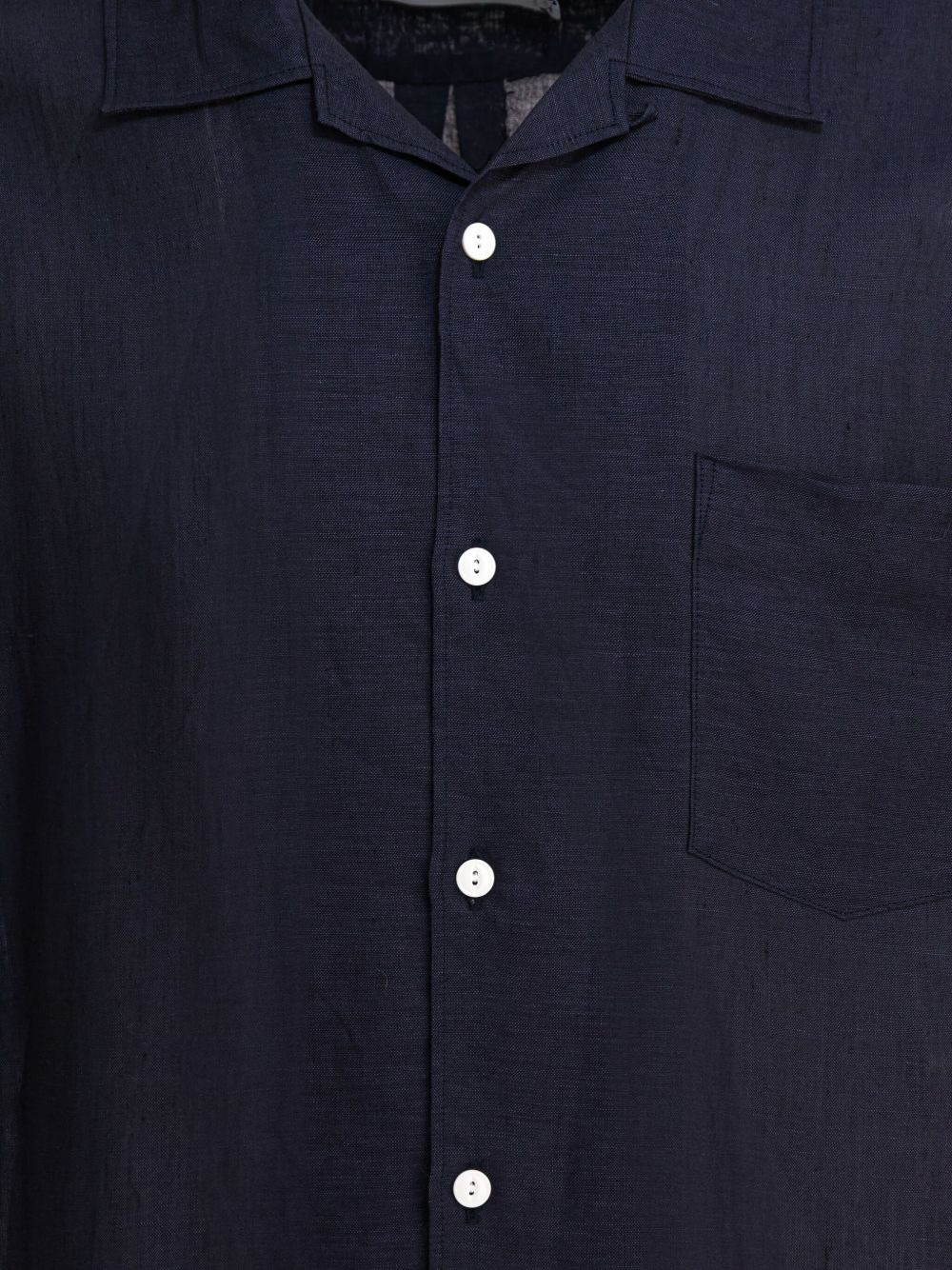 revere-collar pocket shirt - 3