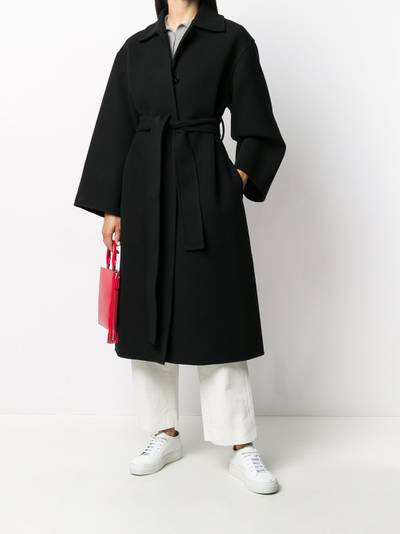 Jil Sander single-breasted belted coat outlook