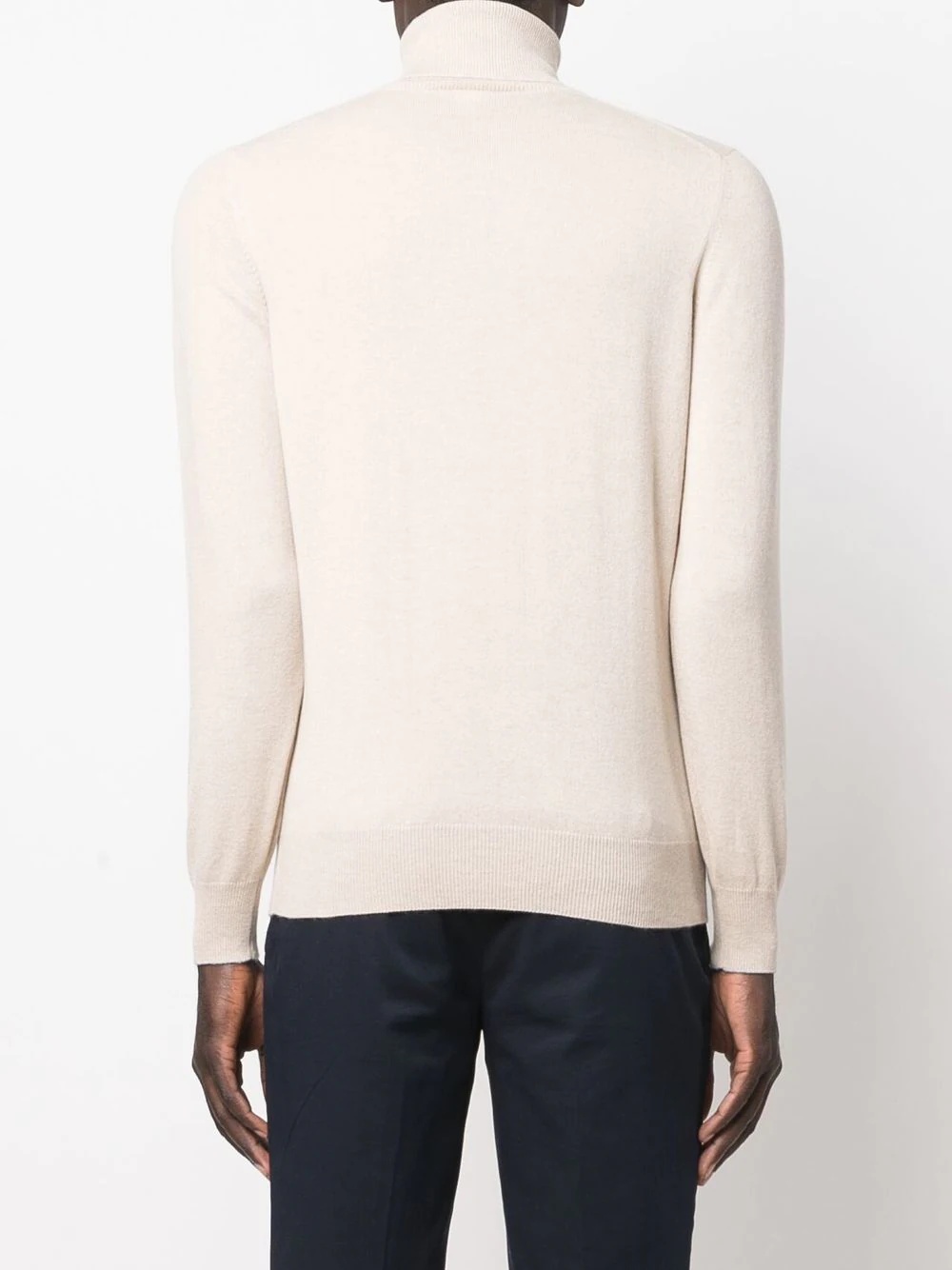 funnel neck cashmere jumper - 4