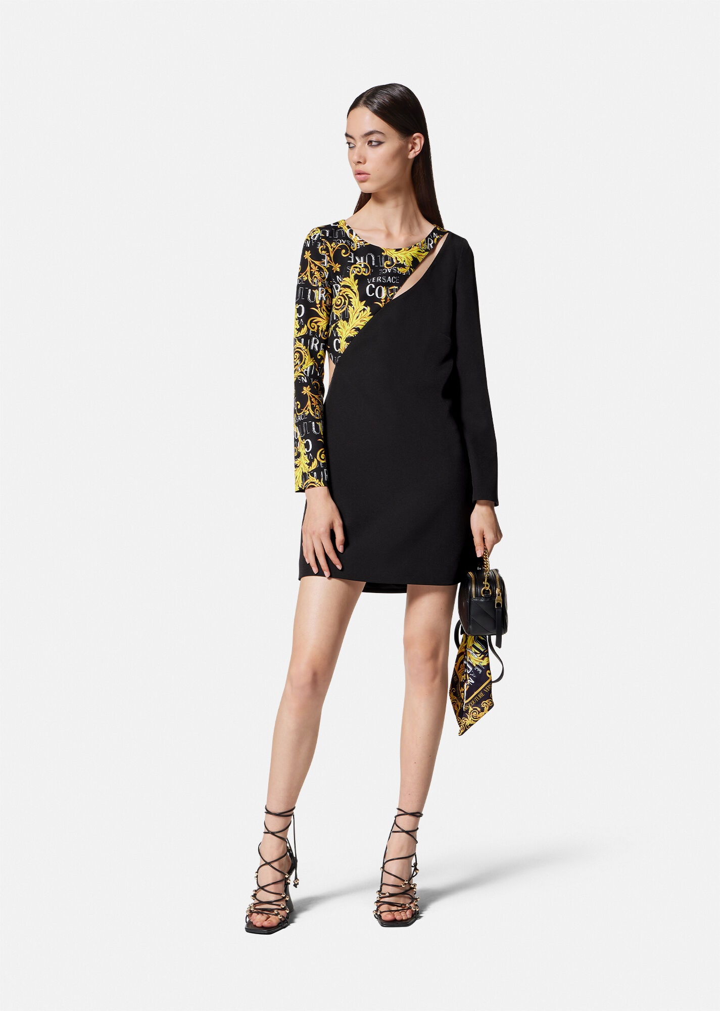 Logo Couture Cutout Mini Dress - 2