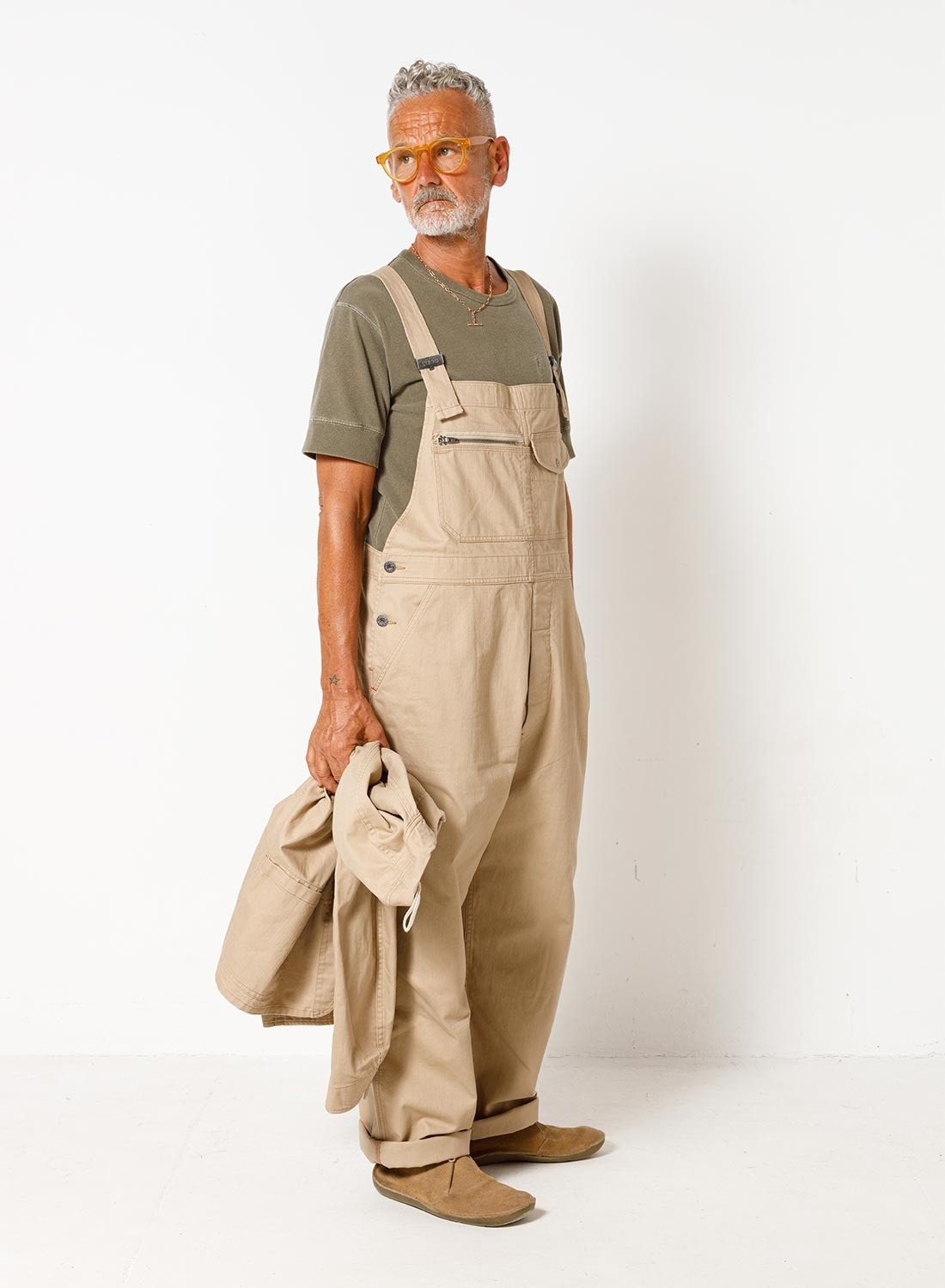 Original Lybro Dungaree Cotton Twill in Tan - 2