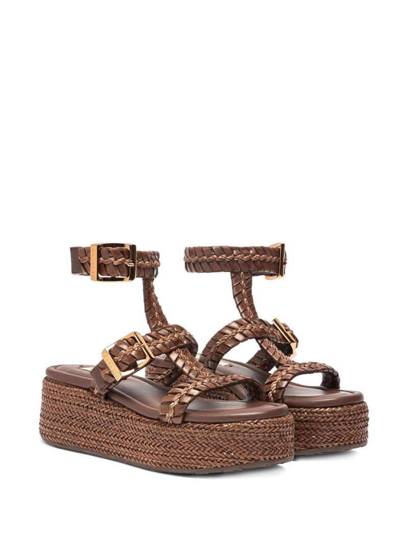 CASADEI braided-strap heeled sandals outlook