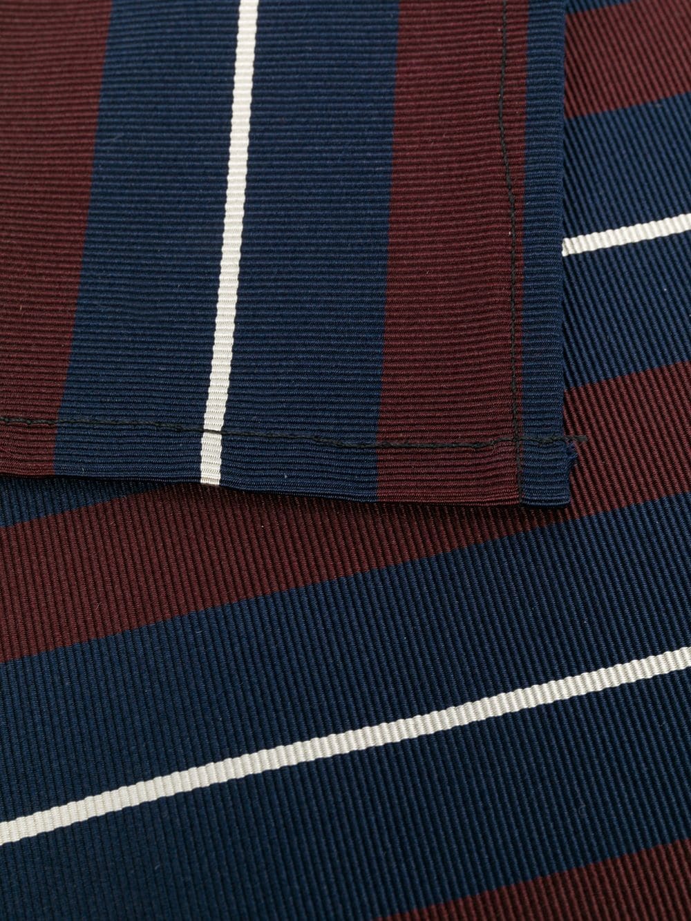 striped cotton pocket square - 3