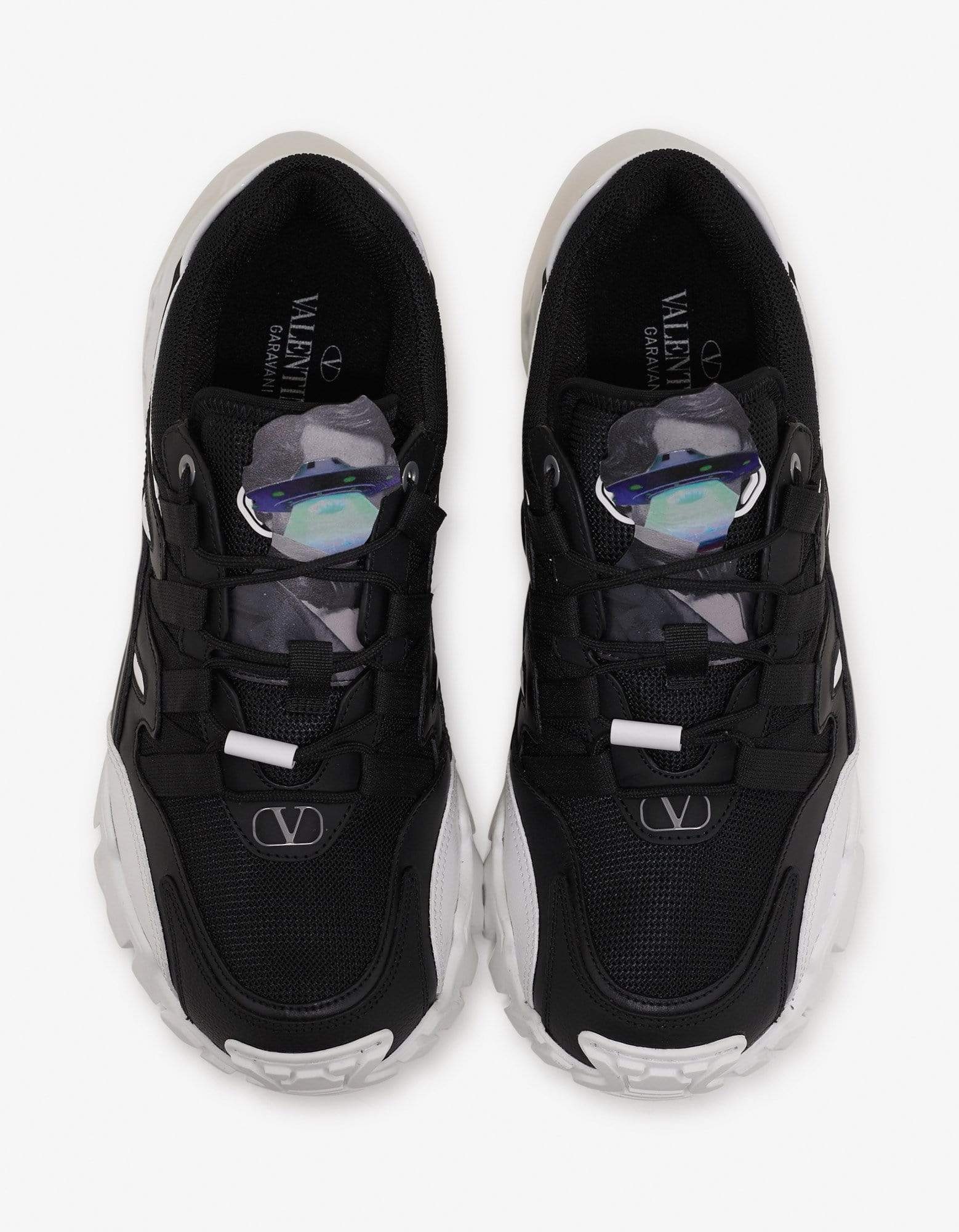 Undercover Black & White Climbers Trainers - 5