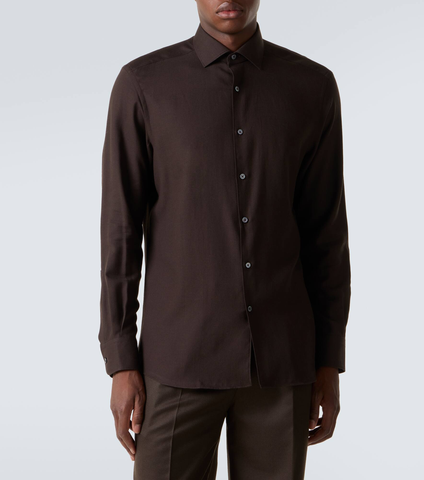 Cashco cotton and cashmere shirt - 3