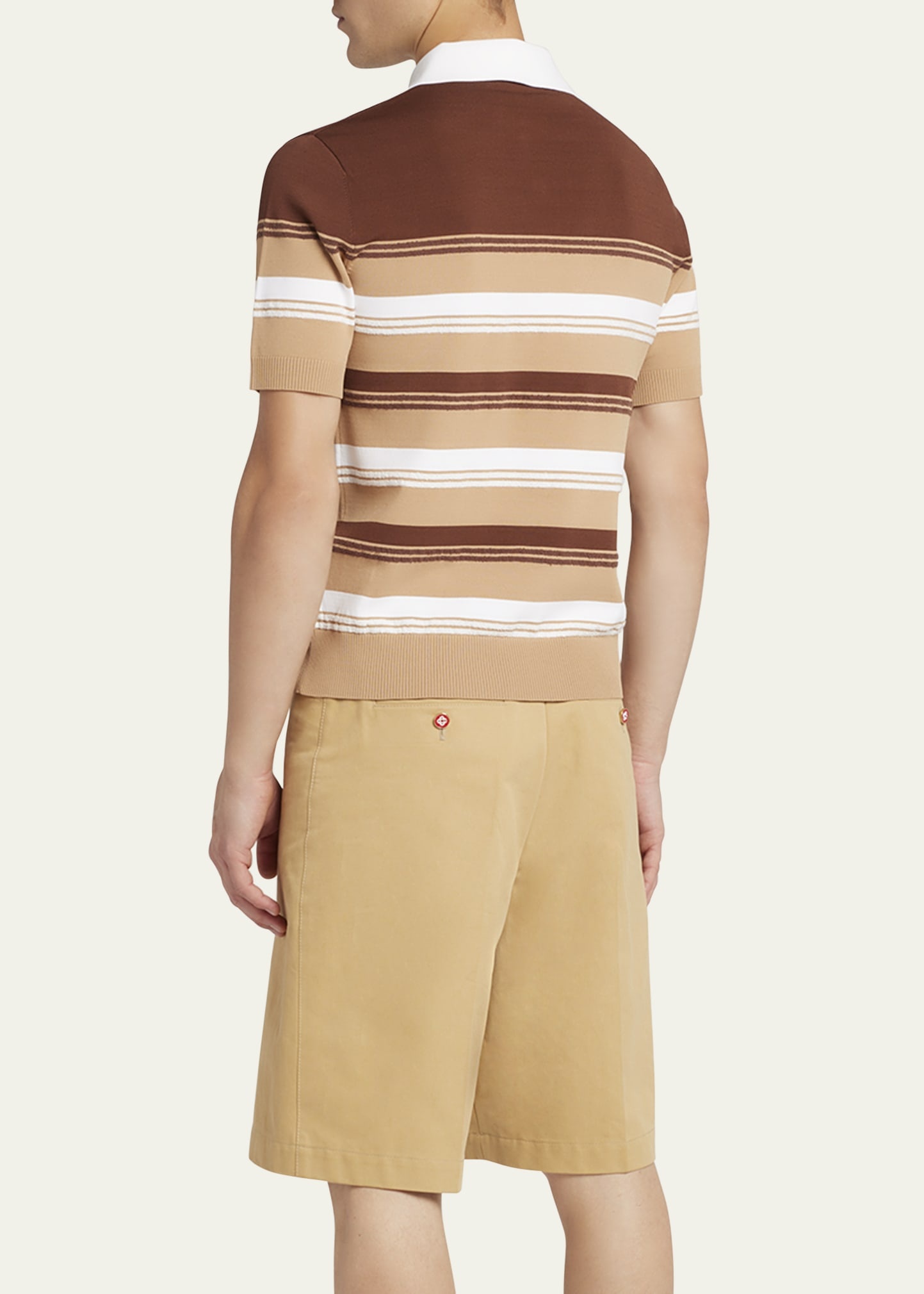 Men's Striped Chicano Polo Shirt - 3