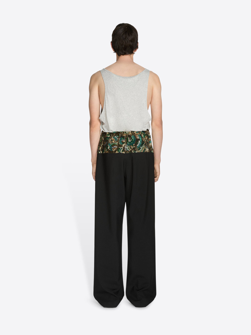 EMBROIDERED WAIST PANTS 4