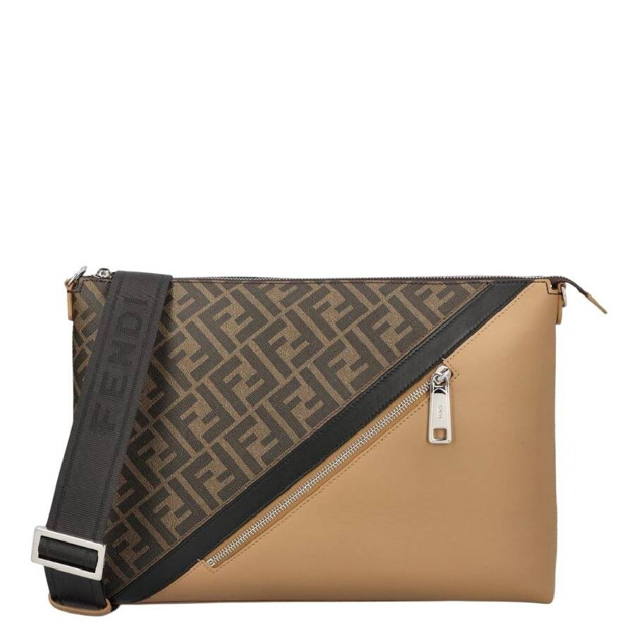 Open Box - Fendi Diagonal FF Messenger Bag - 1