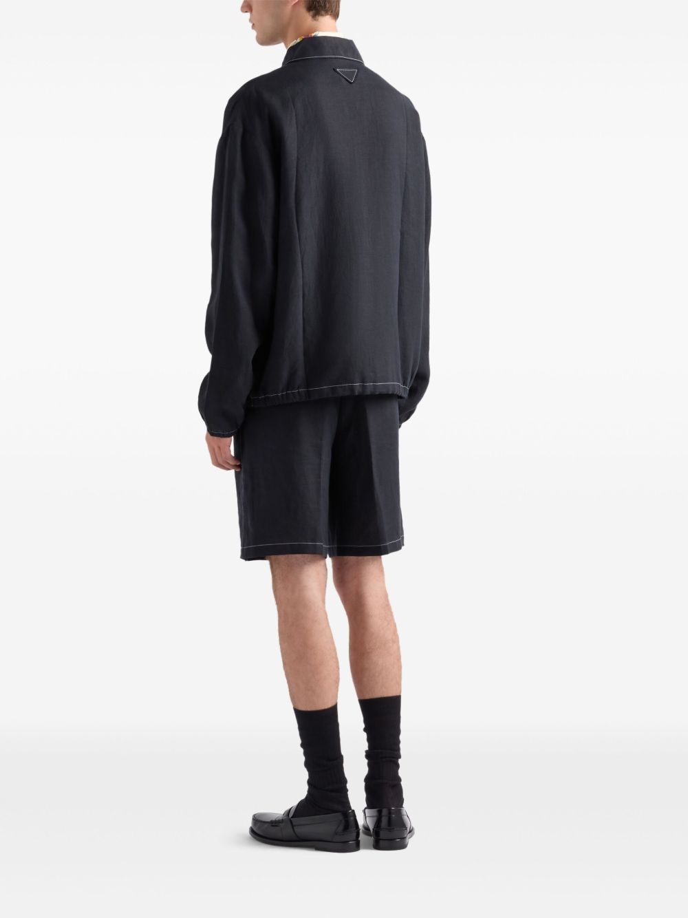 logo-patch bermuda shorts - 3