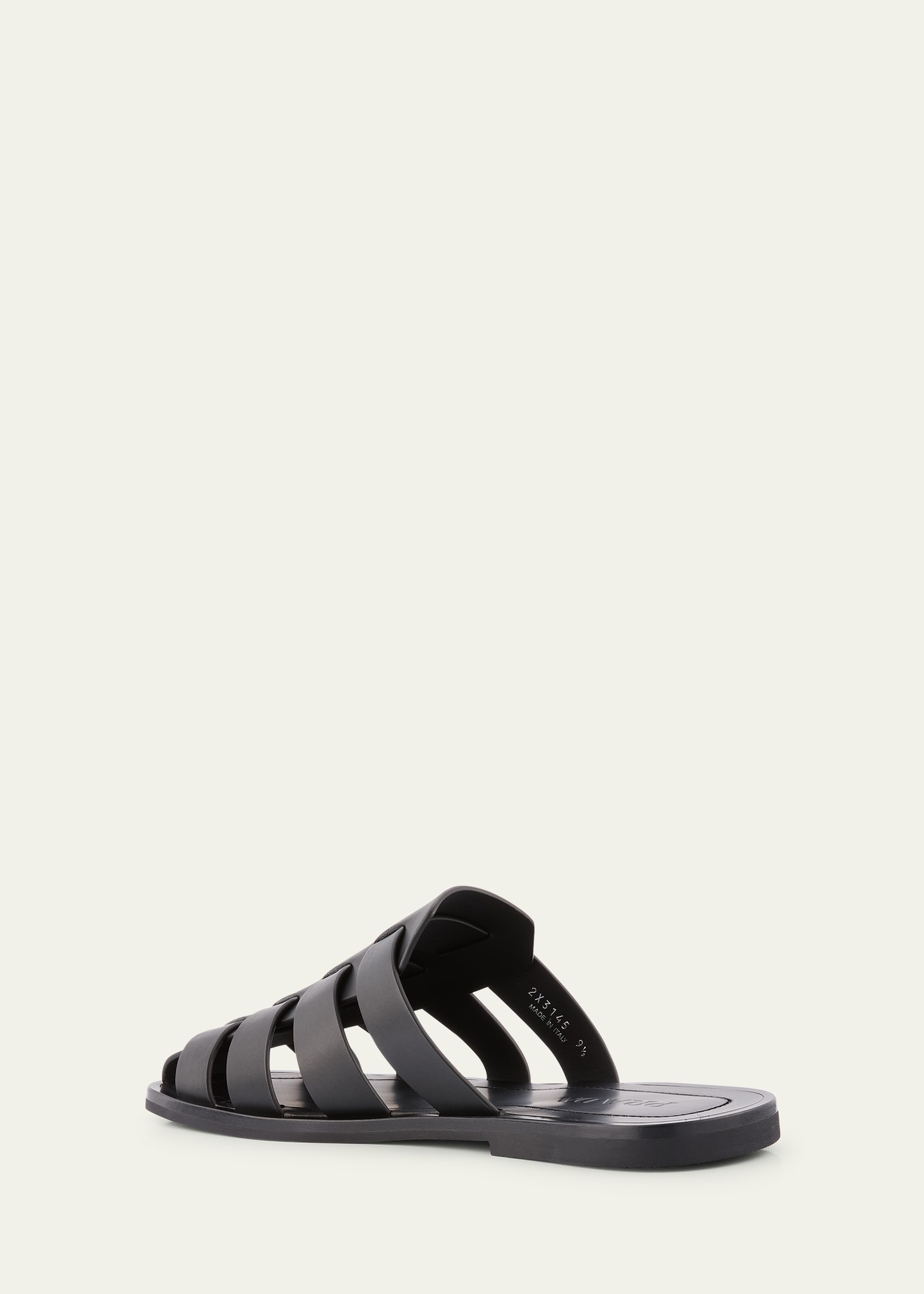 Men's Leather Fisherman Slide Sandals - 2