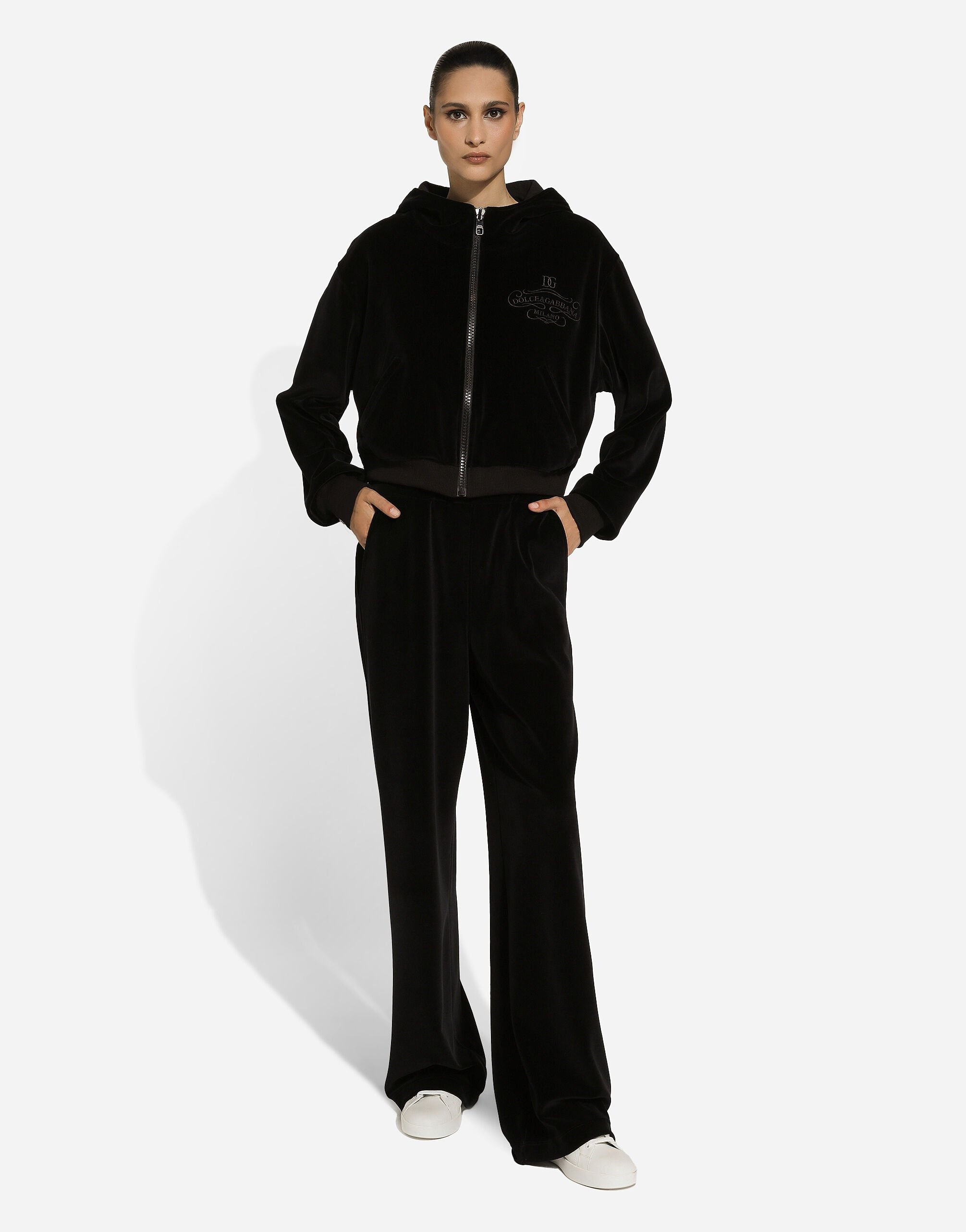 Chenille cotton hoodie - 2