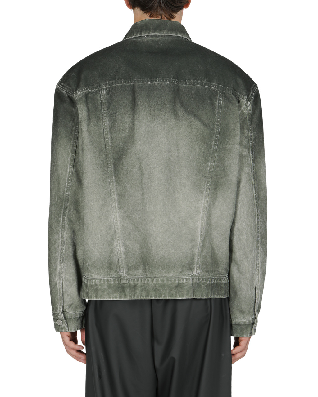 OVERDYED CANVAS BUCKLE JACKET - 5