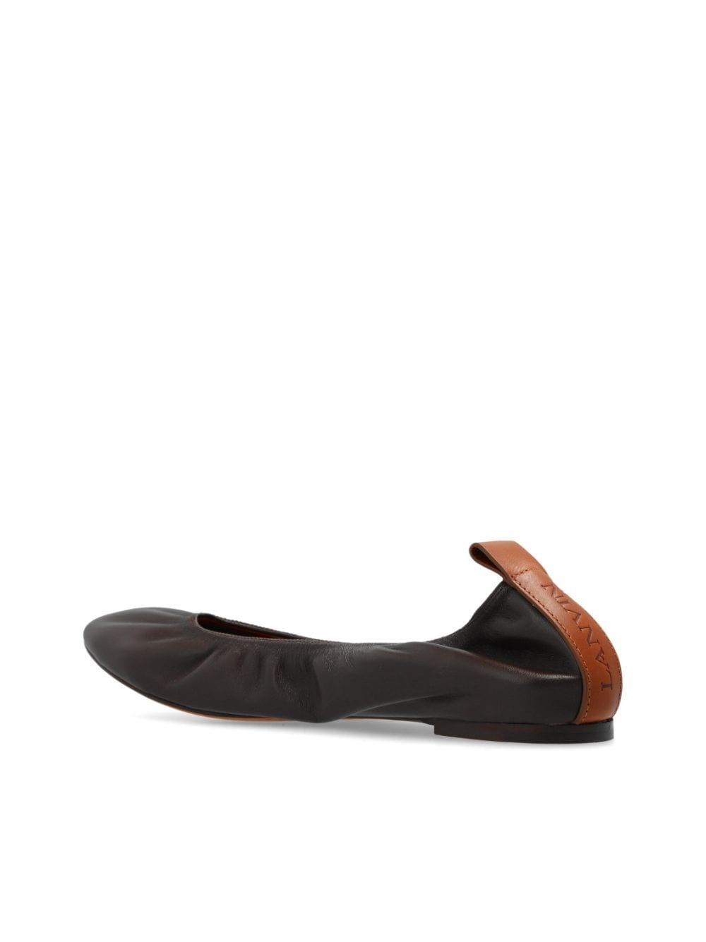 leather ballerina shoes - 5
