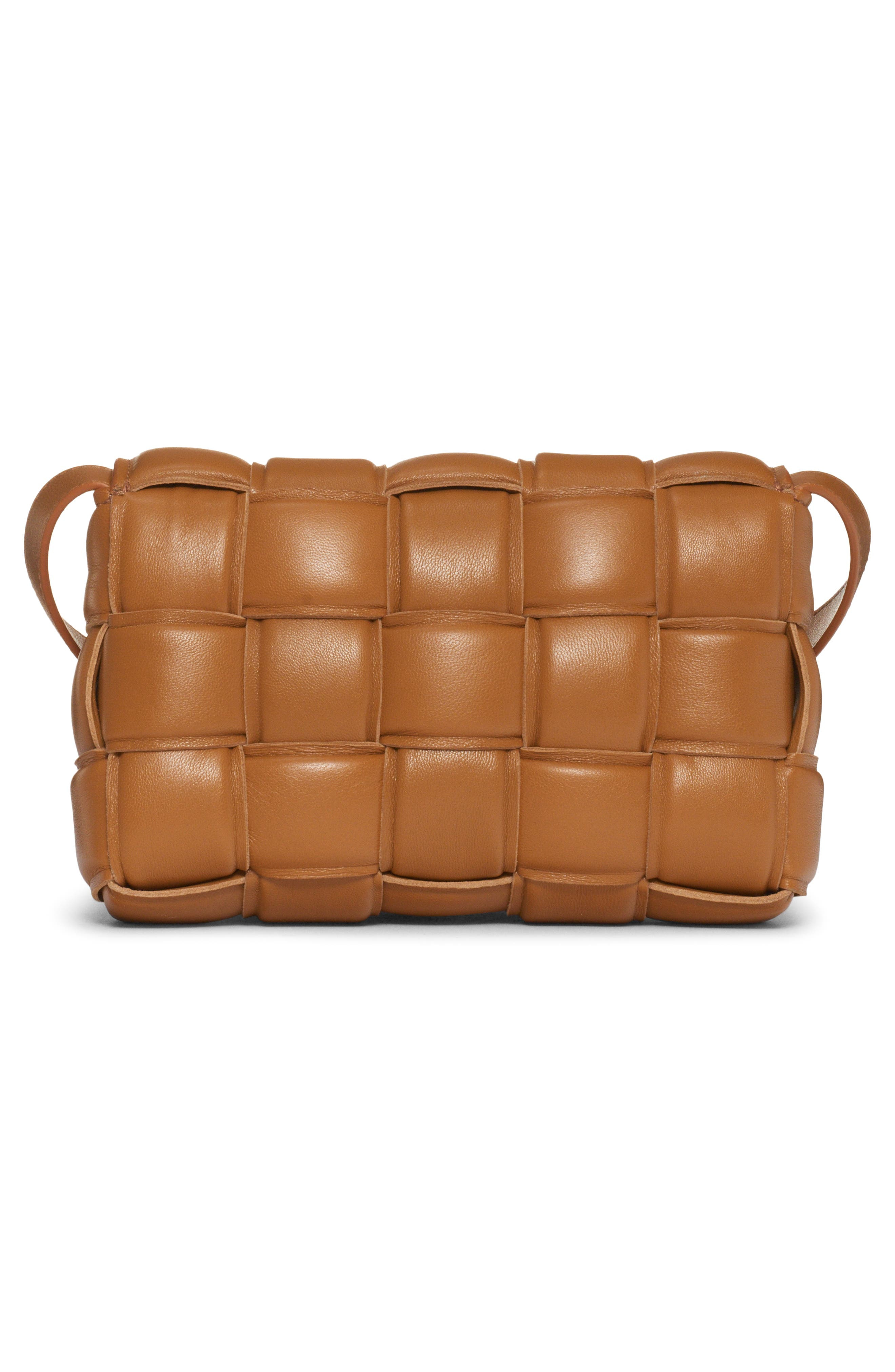 Small Padded Cassette Intrecciato Leather Crossbody Bag - 3