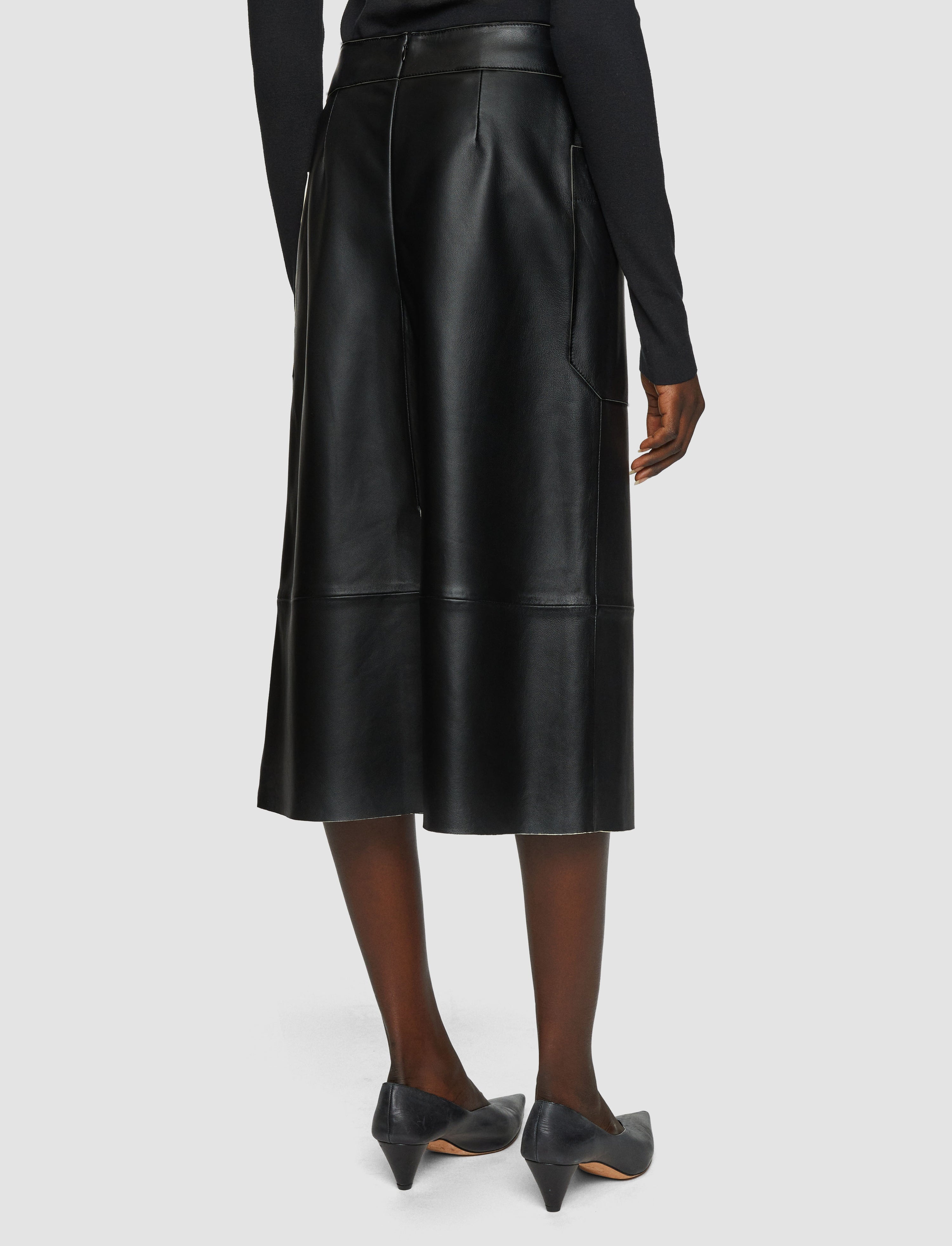 Blomfield Nappa Leather Skirt - 3