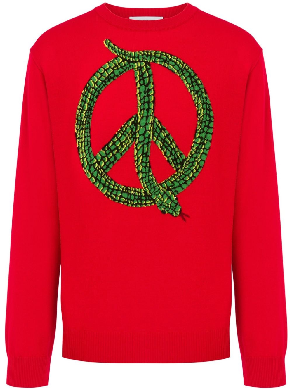 logo-embroidered jumper - 1