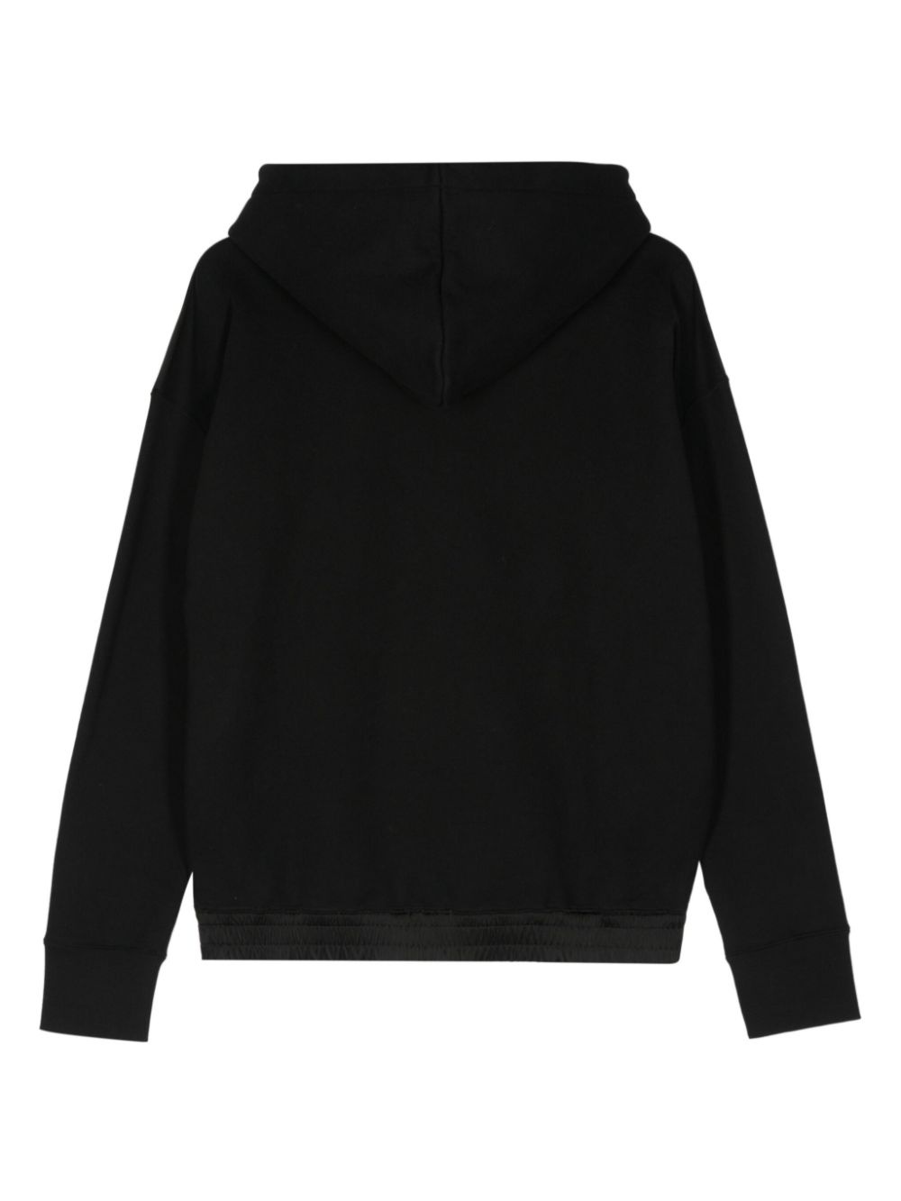 logo-embroidered cotton hoodie - 2