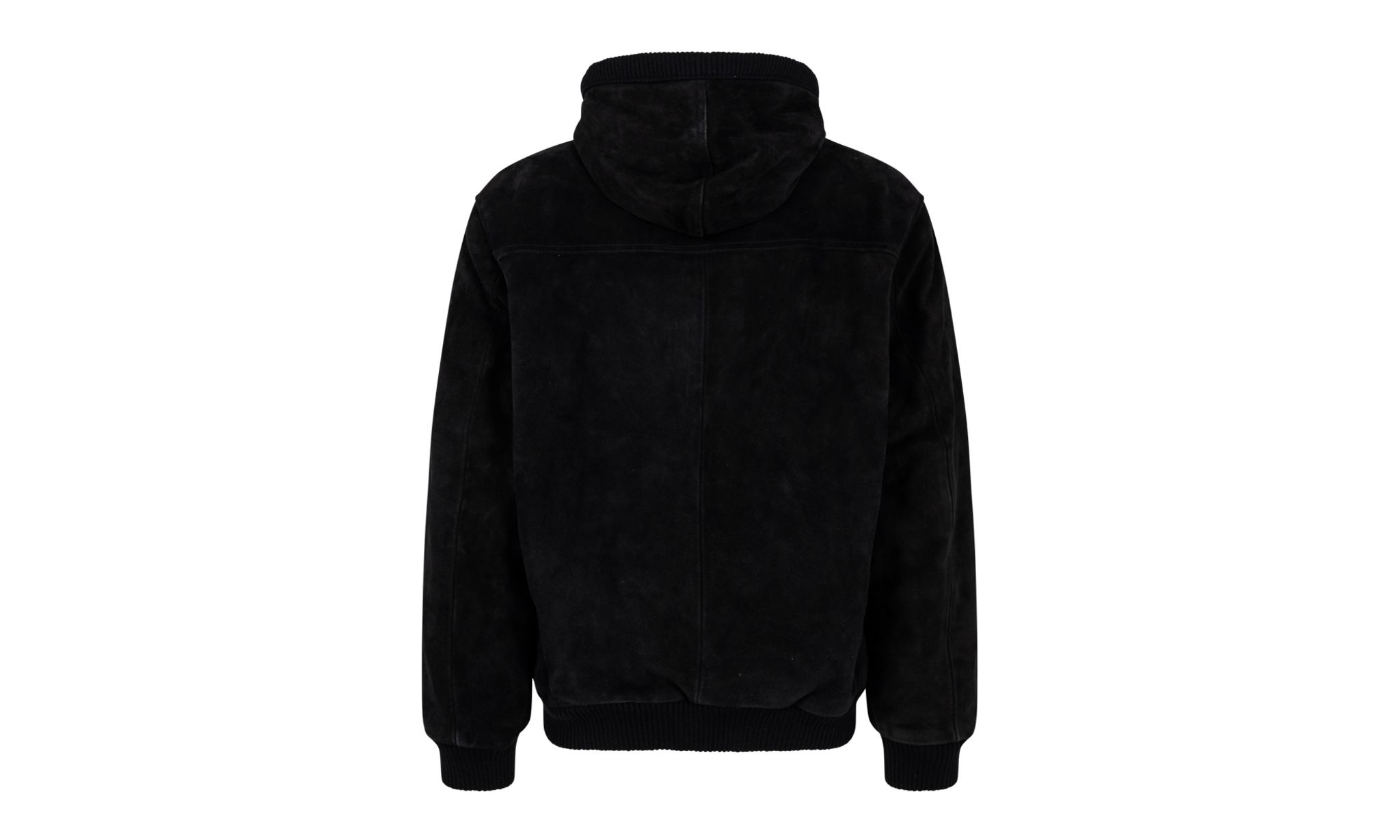 Suede Hooded Work Jacket - 3