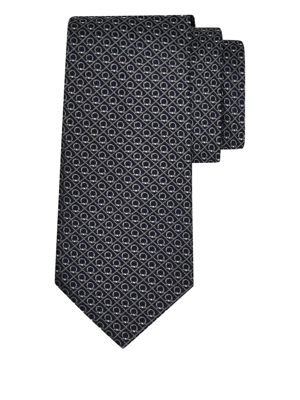 jacquard silk tie - 1