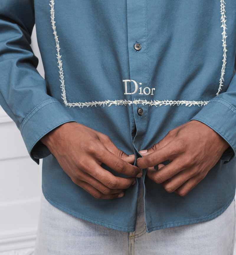 Overshirt with Book Cover embroidery 4