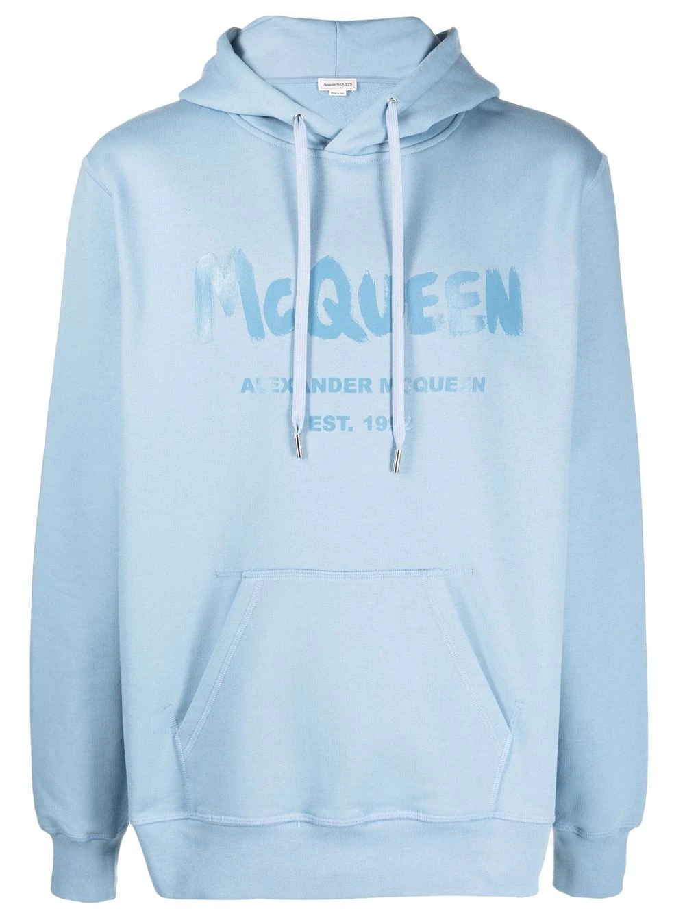 logo-print hooded sweatshirt - 1