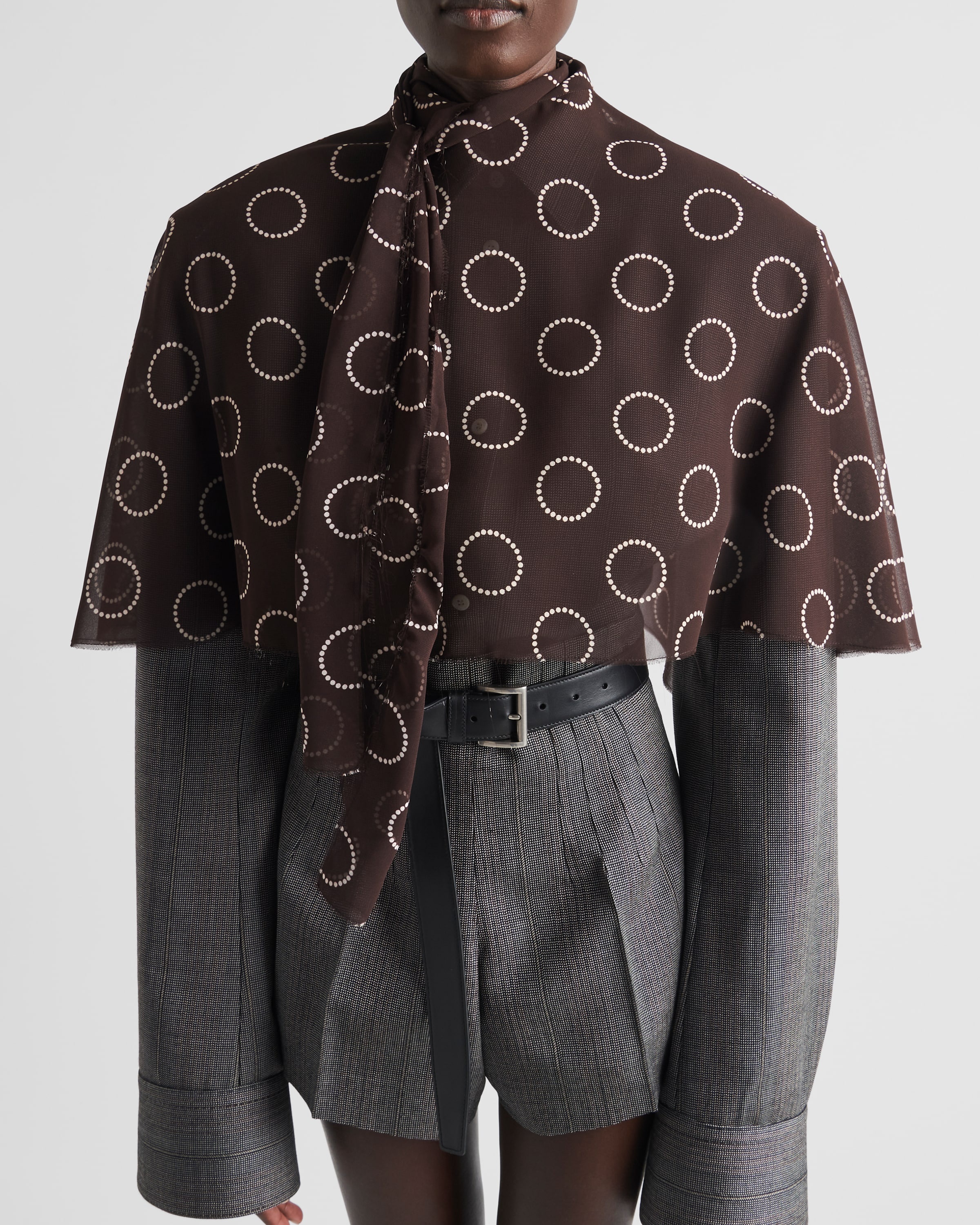 Print silk top - 3