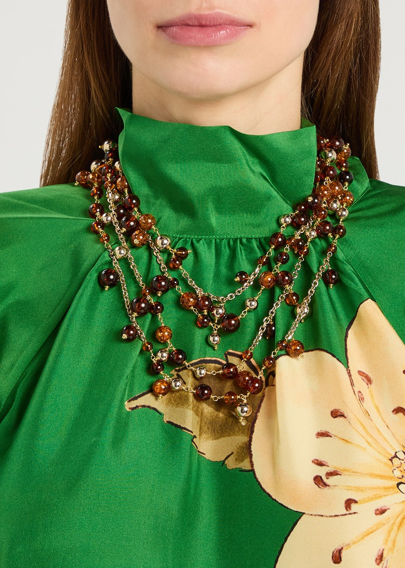 Rosantica Rosantica Beaded Gold-plated Necklace outlook