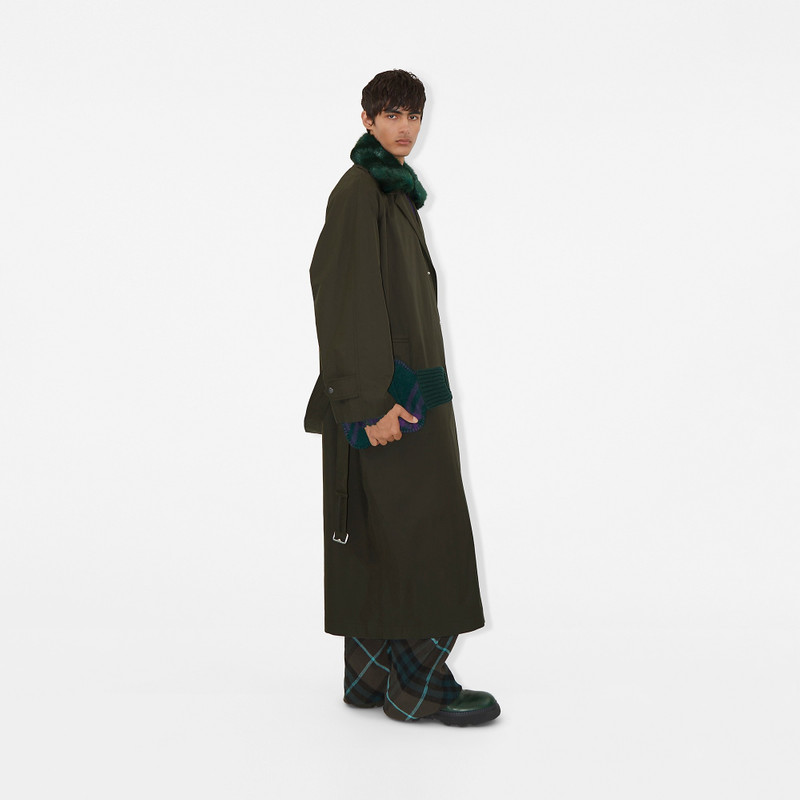 Faux Fur Collar Car Coat 3