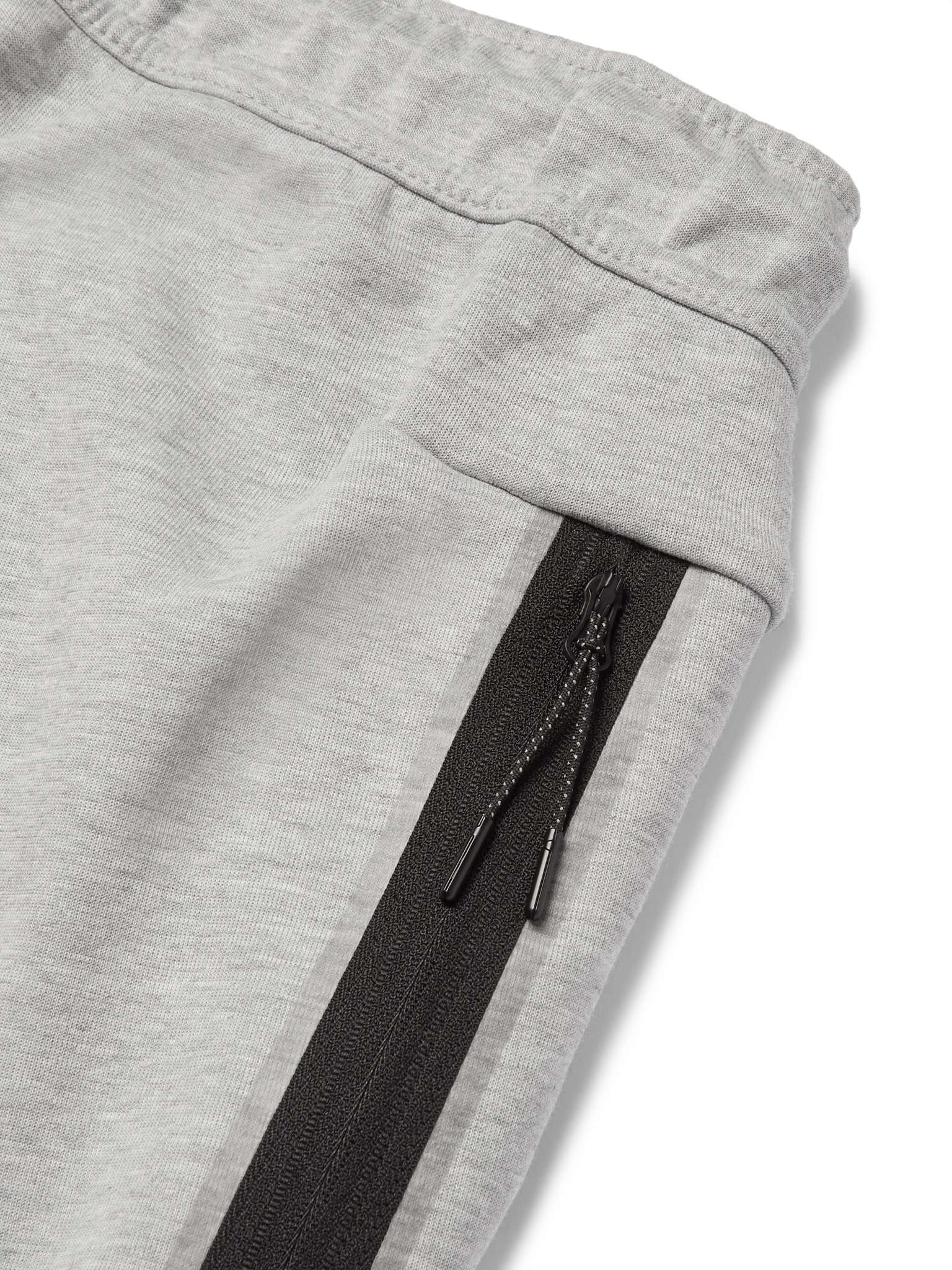 Logo-Print Cotton-Blend Tech-Fleece Drawstring Shorts - 5