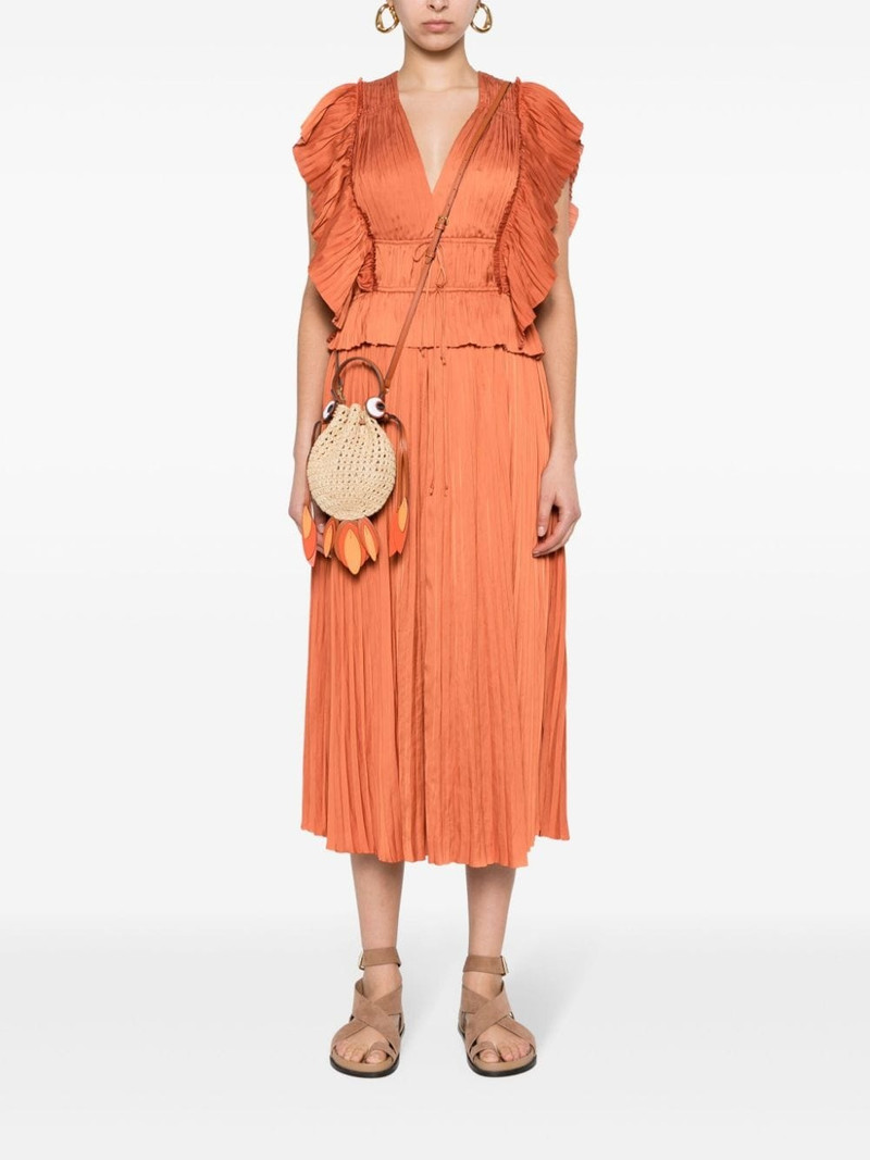 Anya Hindmarch eyes-appliquÃ© woven crossbody bag outlook