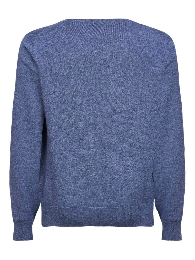 Brunello Cucinelli ribbed crewneck sweater outlook