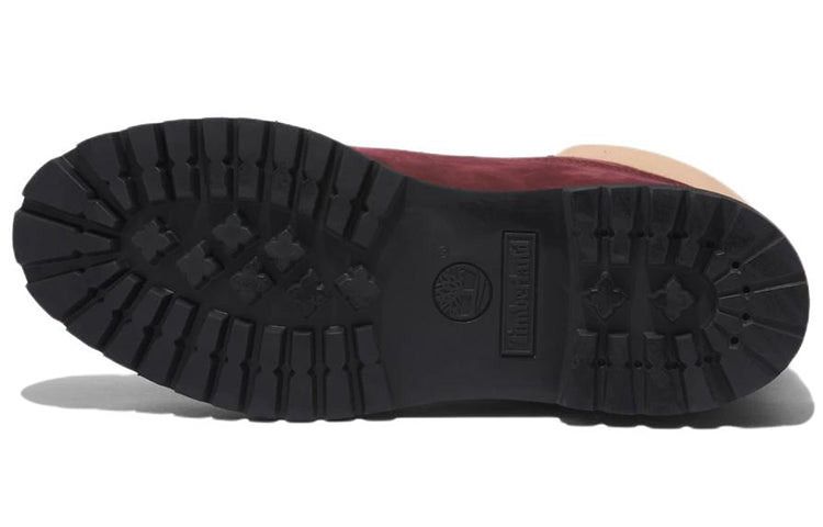 Timberland 6 Inch Premium Waterproof Boots 'Burgundy Nubuck' A2M1KC60 - 6