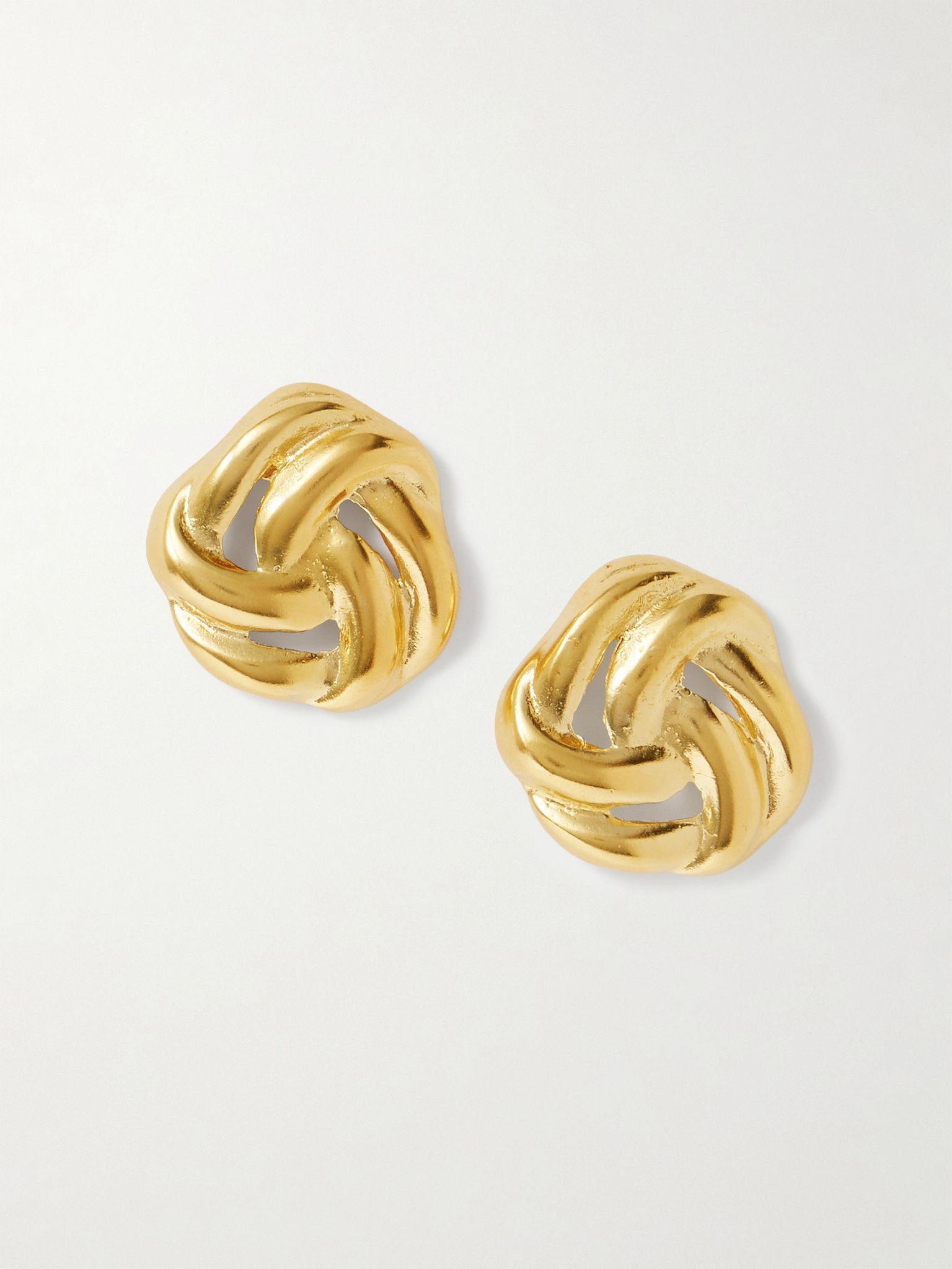 + Danielle Copperman Bal gold-plated earrings Gold - 1