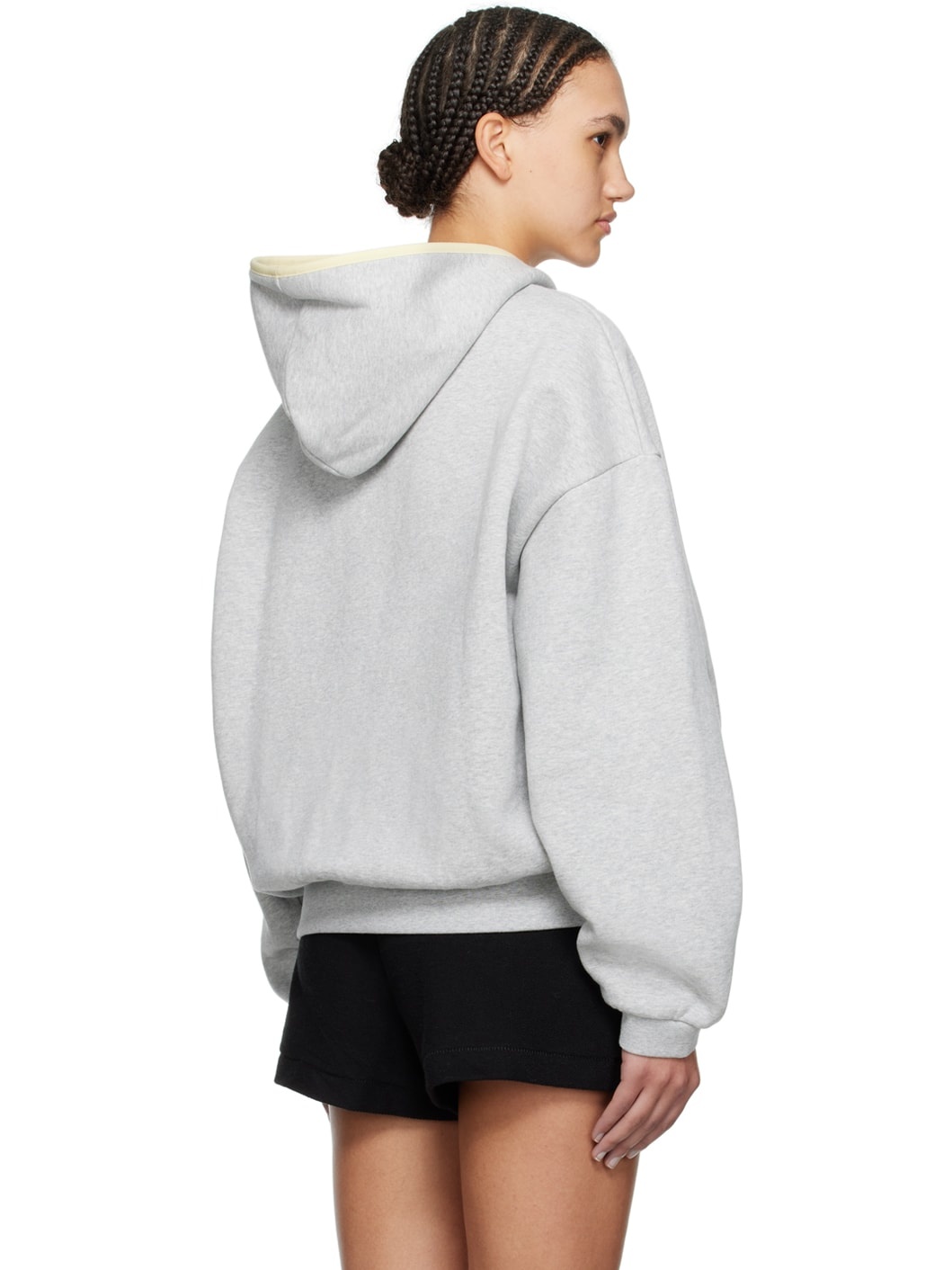 Gray Patch Hoodie - 3