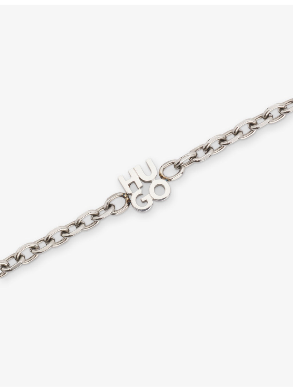 Stacked Logo-Plaque Stainless-Steel Bracelet - 5