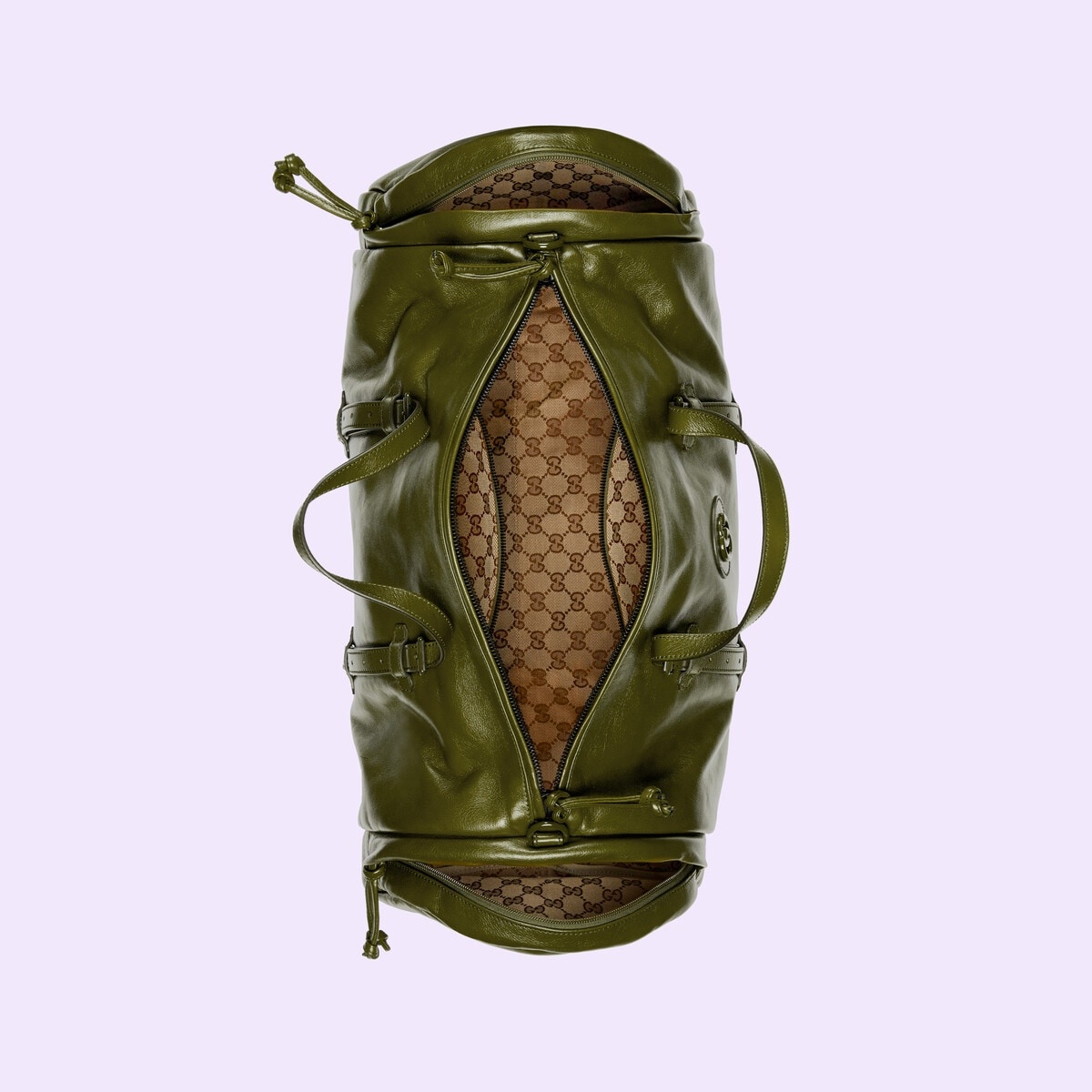 Large duffle bag with tonal Double G - 7