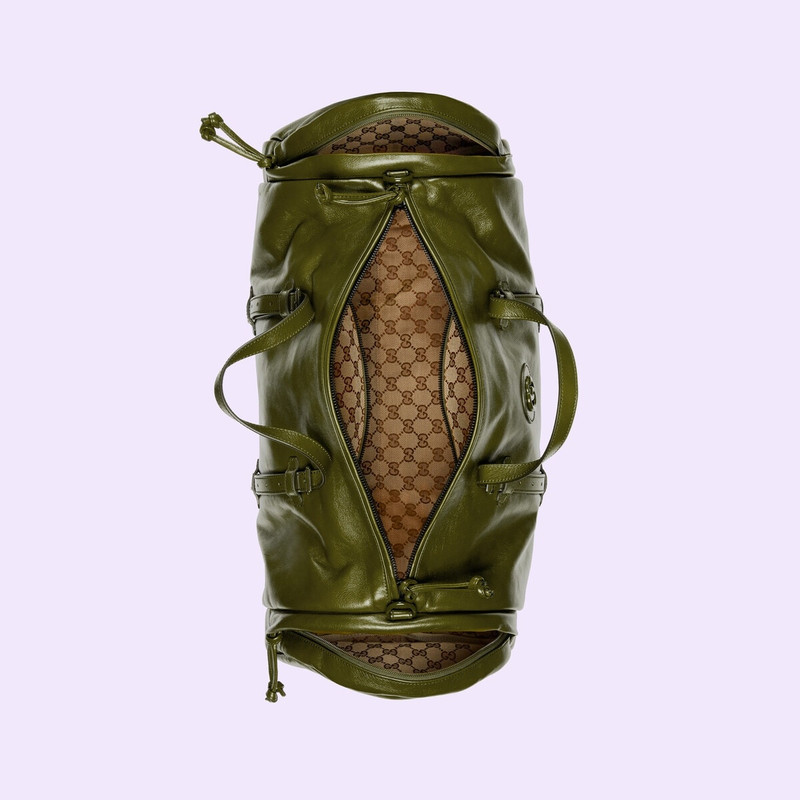 Large duffle bag with tonal Double G 7