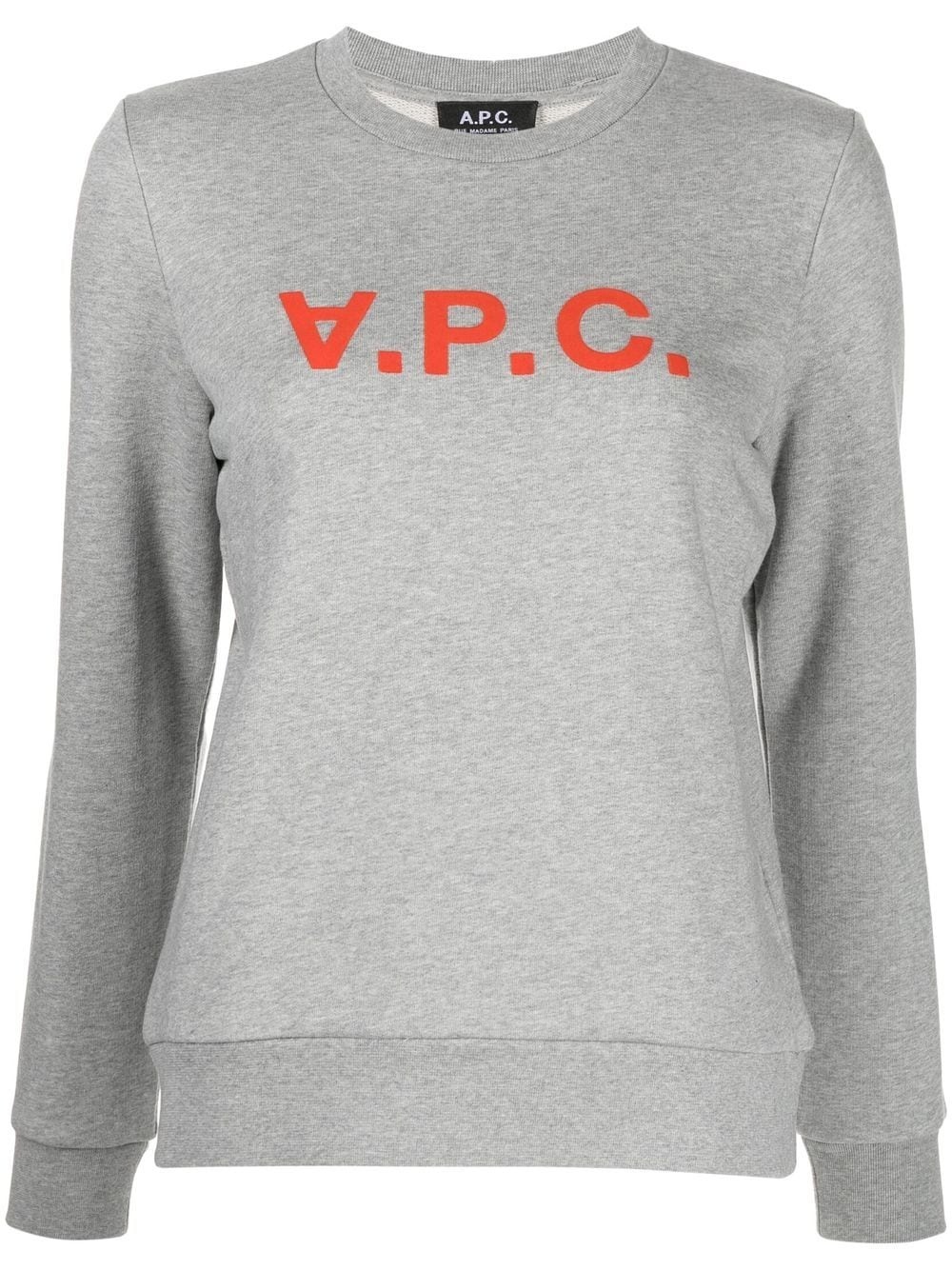 logo-print cotton sweatshirt - 1