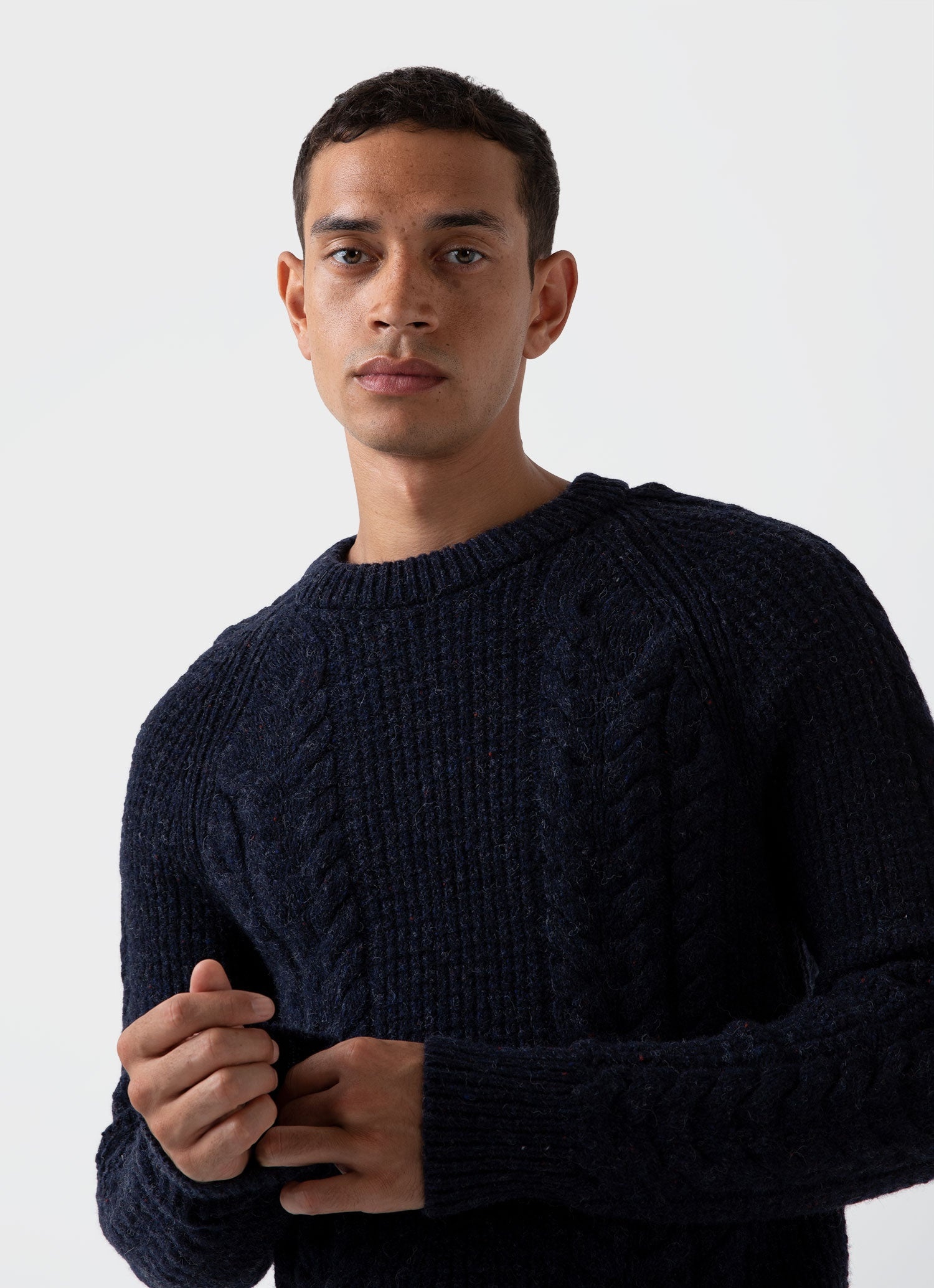 Textured Donegal Jumper - 5