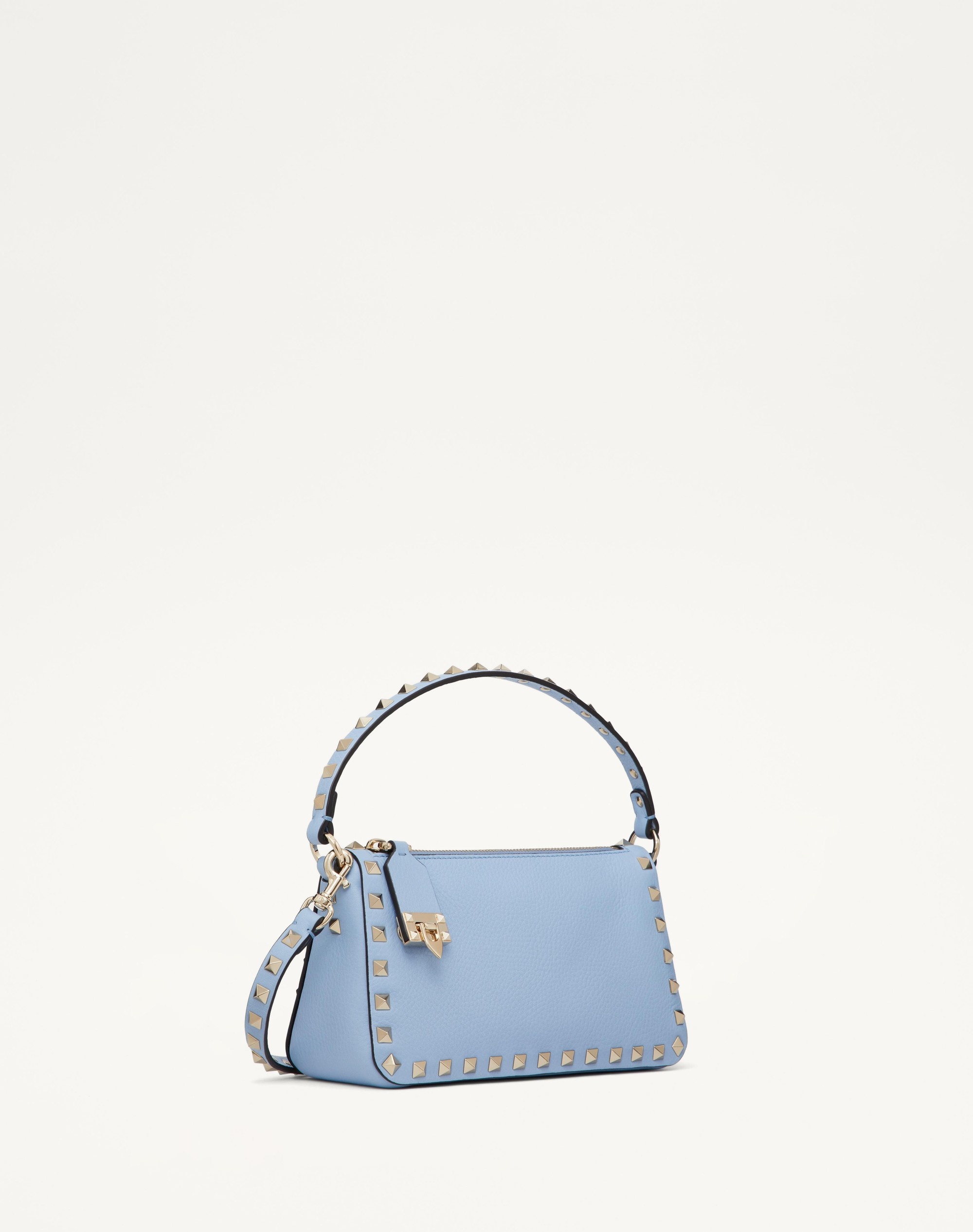 SMALL ROCKSTUD GRAINY CALFSKIN CROSSBODY BAG - 2