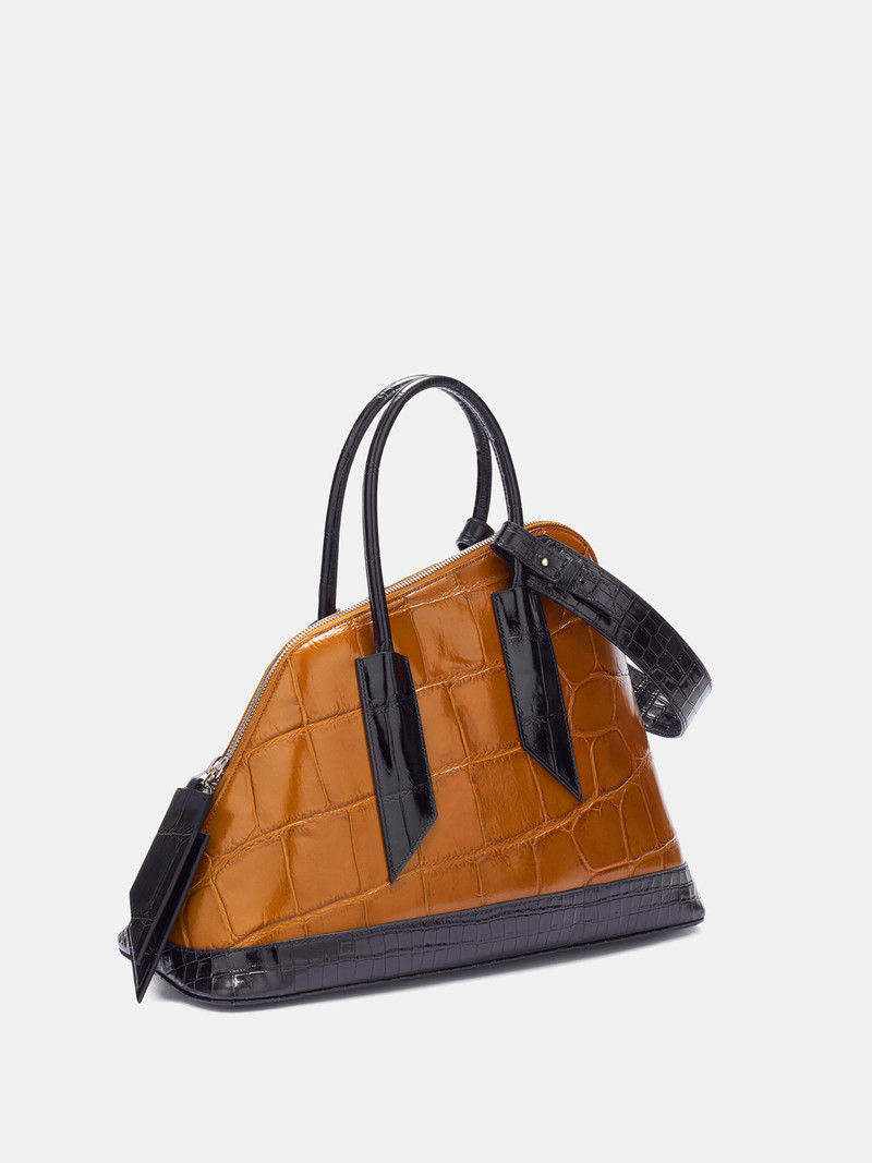 ''LA SANT AMBROEUS'' SHADED BROWN TOP HANDLE 3