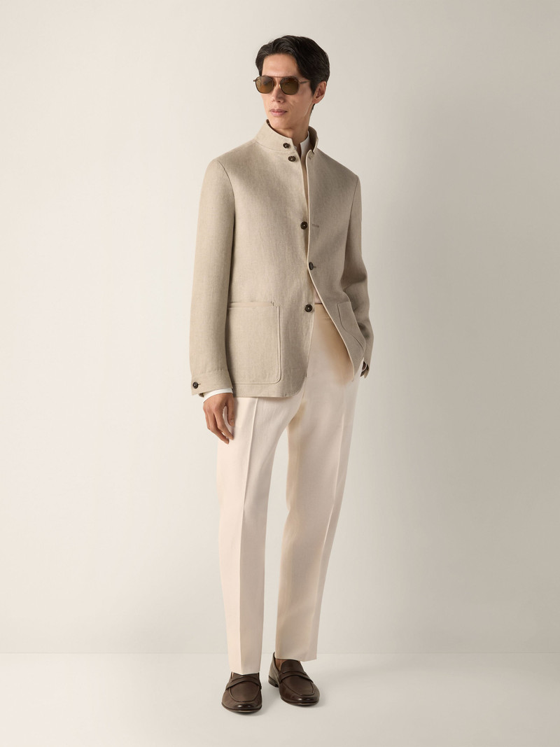 ZEGNA OASI LINO IL CONTE JACKET outlook