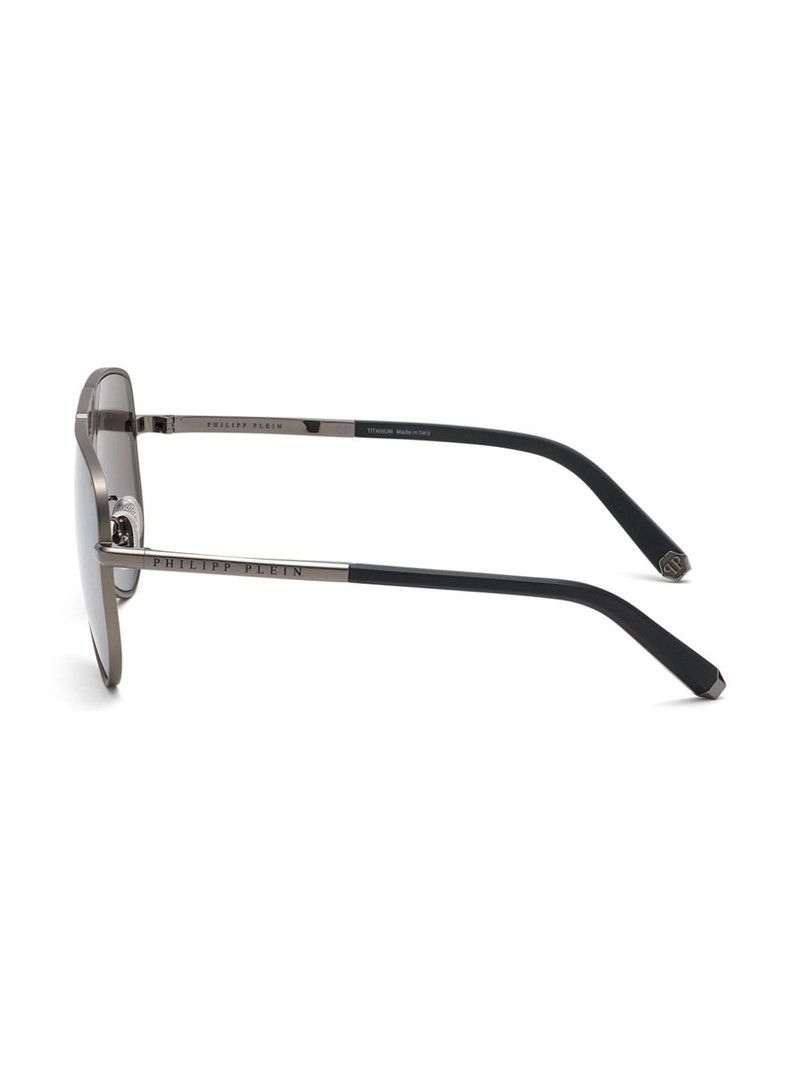 PHILIPP PLEIN Power Skull geometric-frame sunglasses outlook