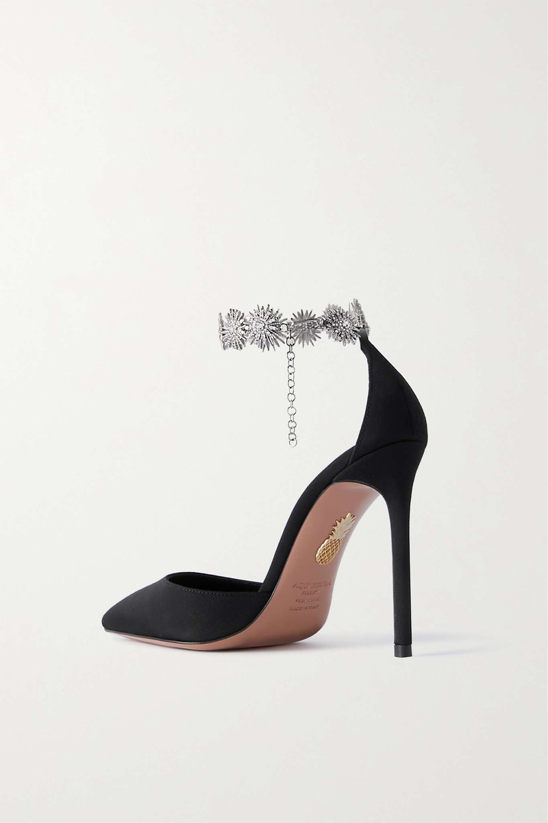 Comet 105 crystal-embellished faille sandals 3