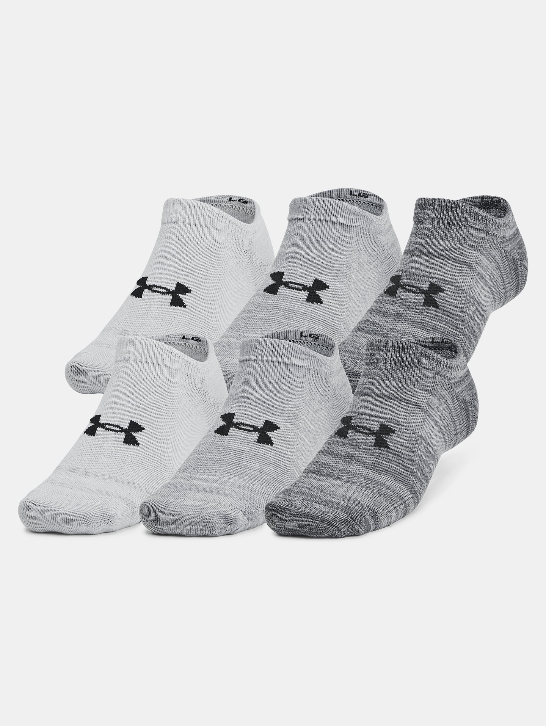 Unisex UA Essential 6-Pack No-Show Socks - 3