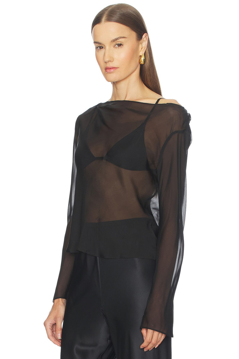 SIR. Strobe Long Sleeve Cowl Top outlook