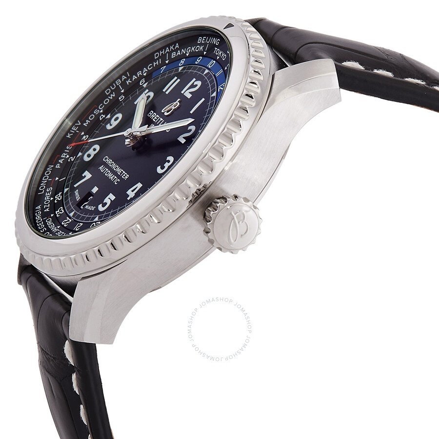 Breitling Navitimer 8 Unitime Automatic Black Dial Men's Watch AB3521U41B1P1 - 2