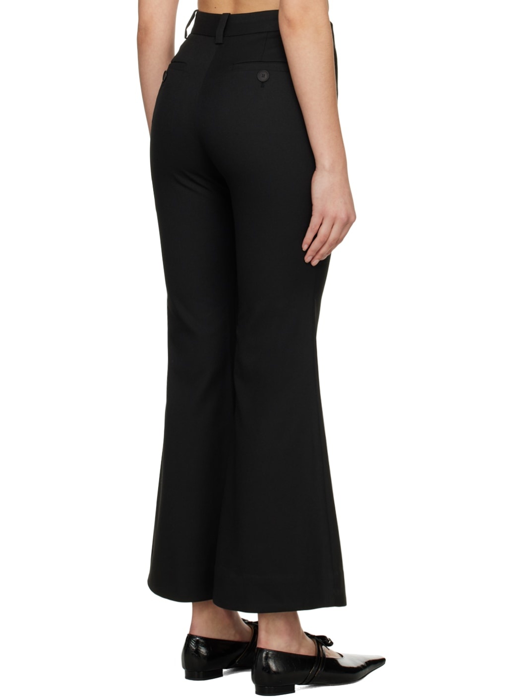 BY MALENE BIRGER Black Carass Trousers | REVERSIBLE