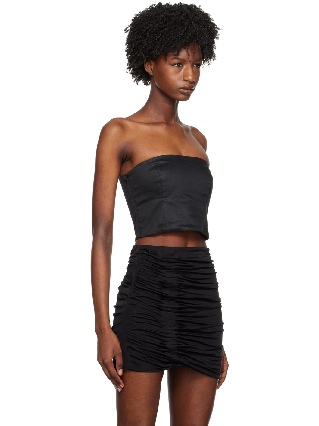 Black Lica Tube Top - 2